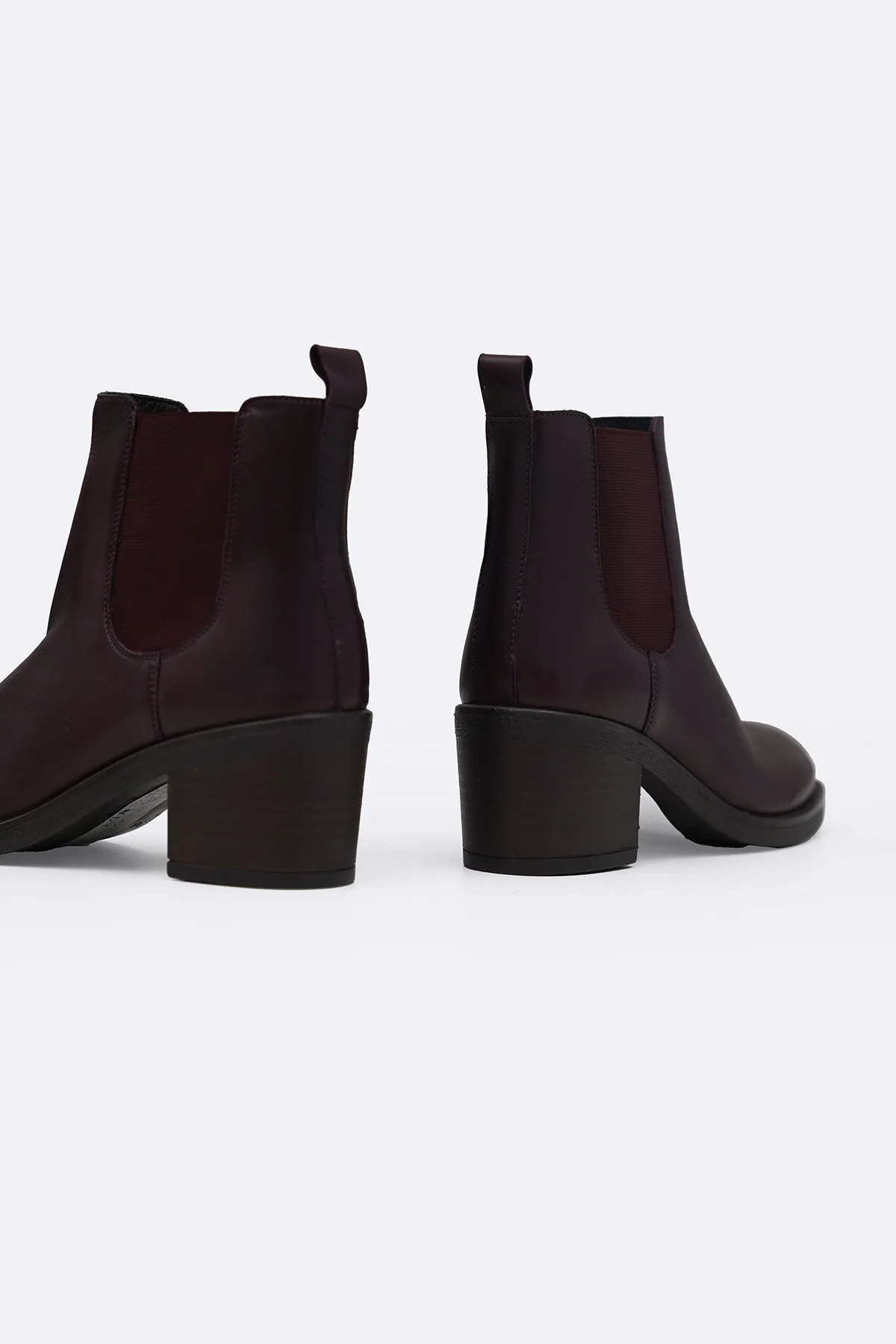 BLOCK LEATHER BOOTS - Image 5