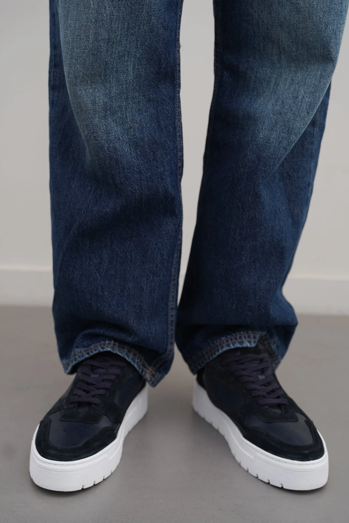 LEATHER CHUNKY SNEAKERS - Image 3