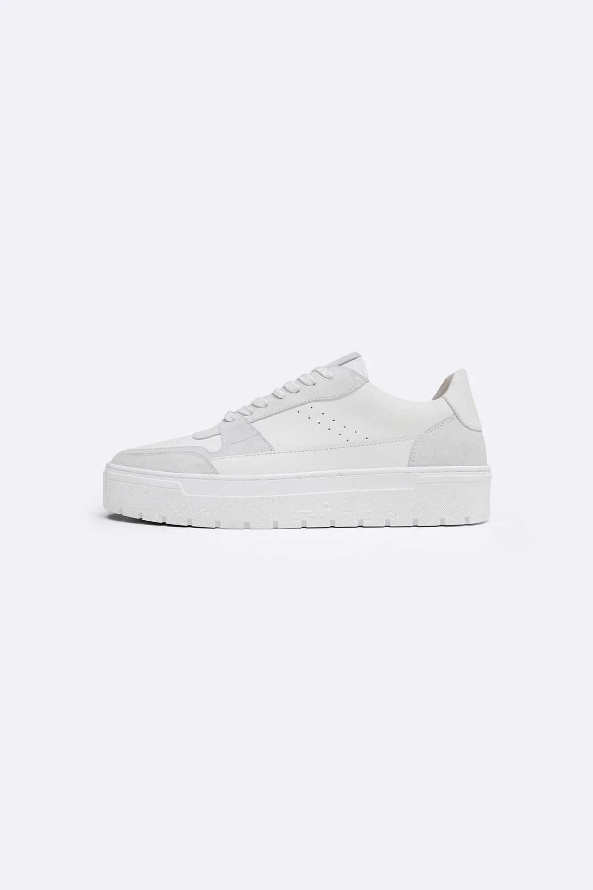 LEATHER CHUNKY SNEAKERS