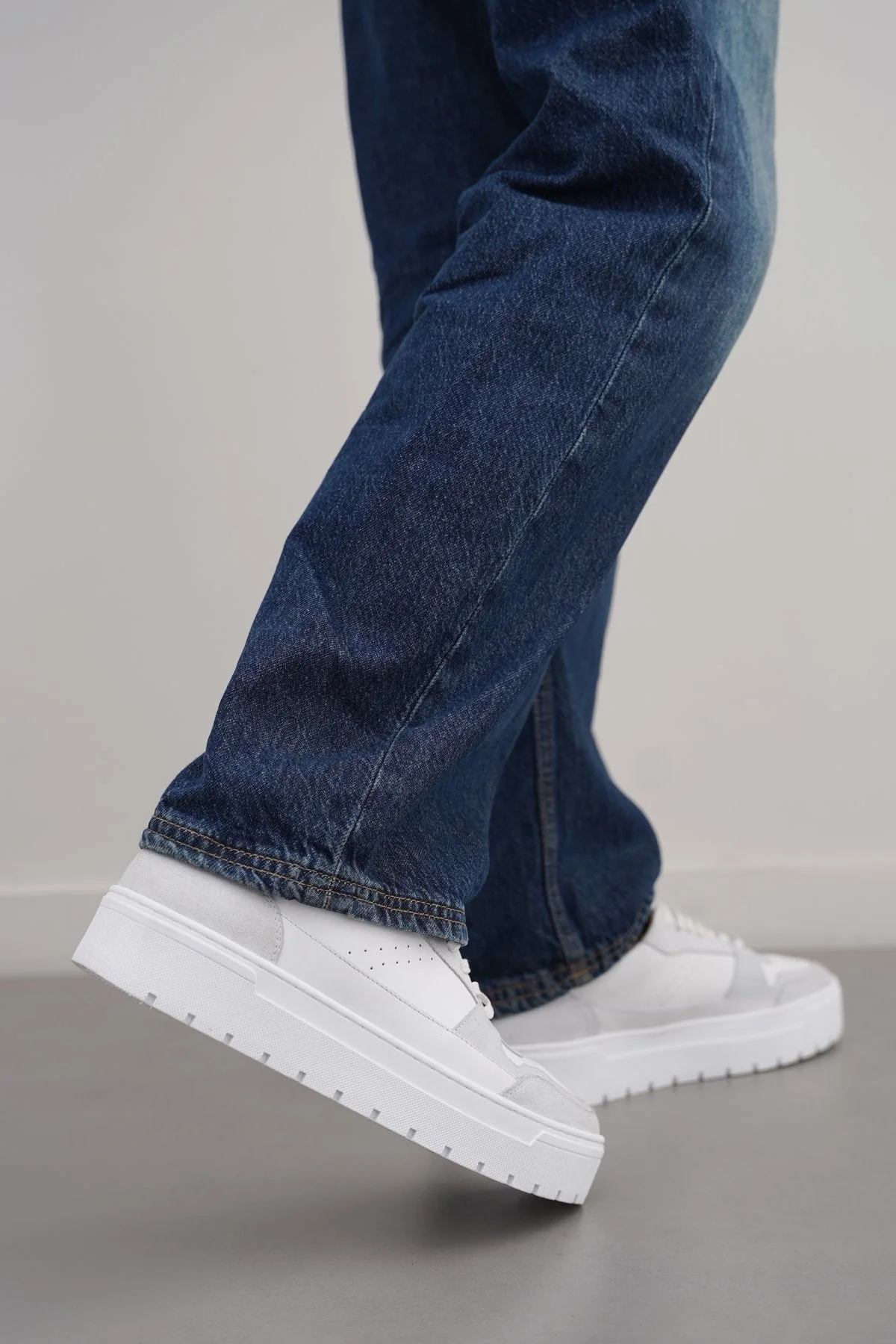 LEATHER CHUNKY SNEAKERS - Image 4