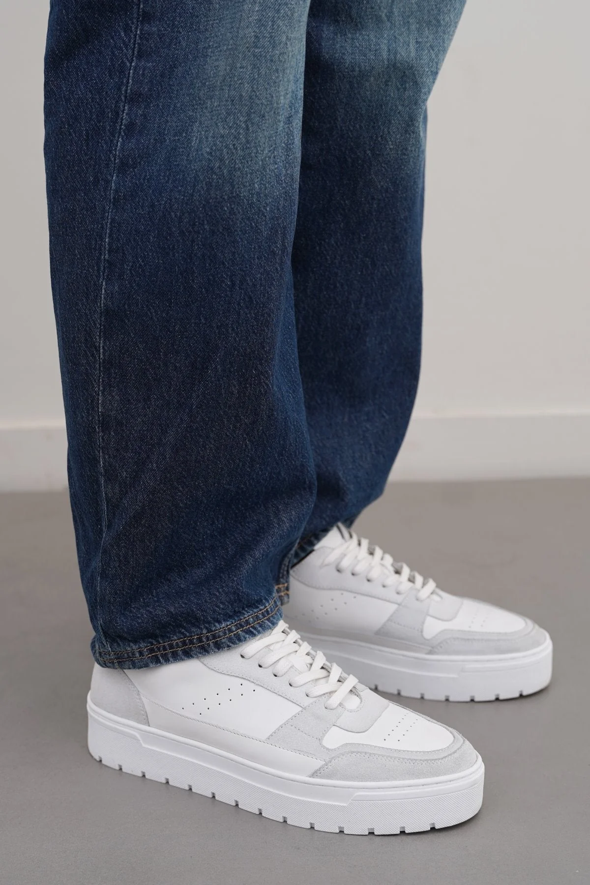 LEATHER CHUNKY SNEAKERS - Image 5