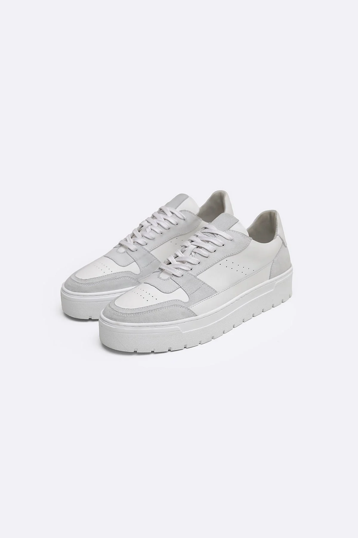 LEATHER CHUNKY SNEAKERS - Image 6