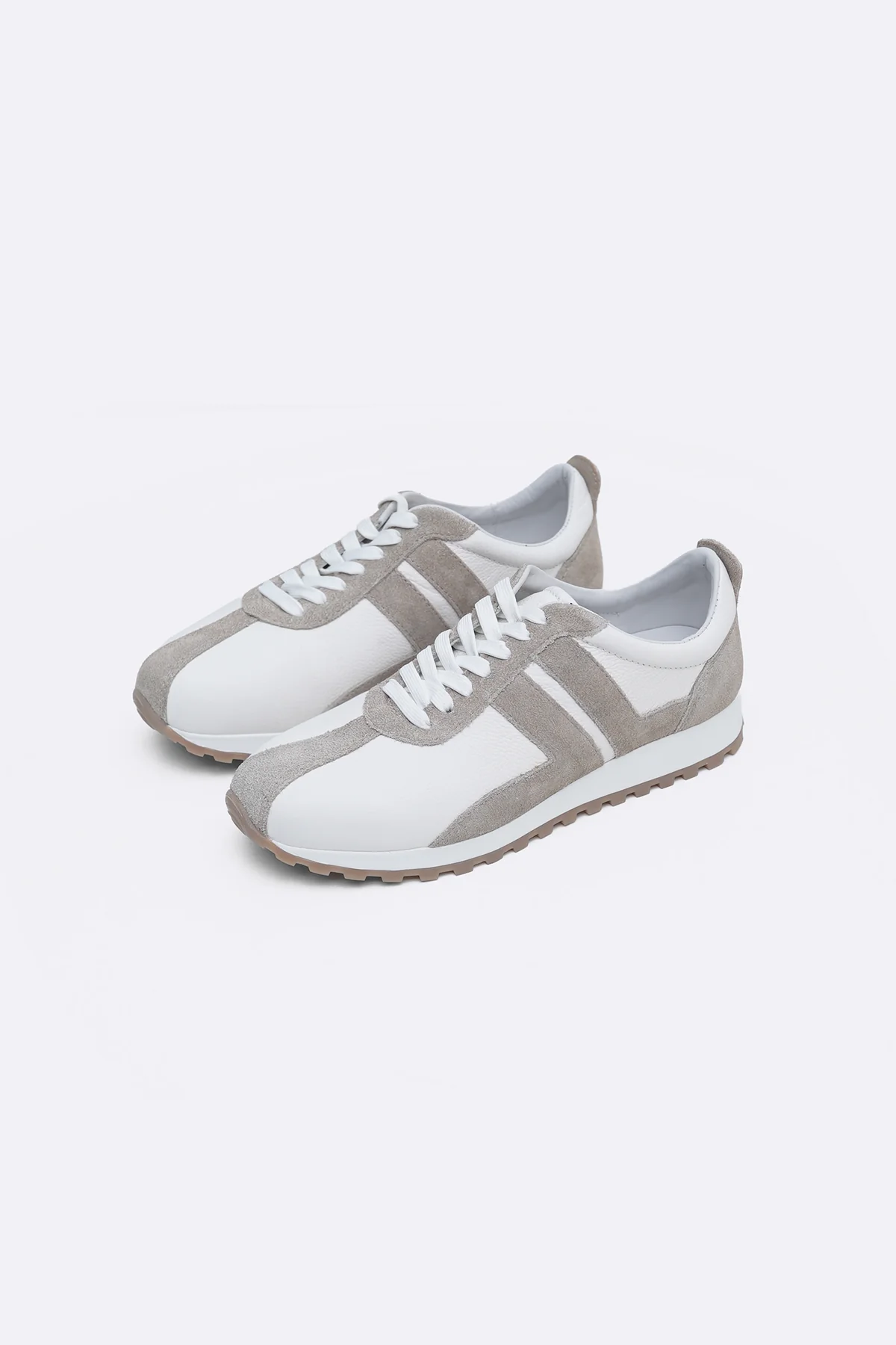 LEATHER COMBO LIFESTYLE SNEAKERS - Image 2