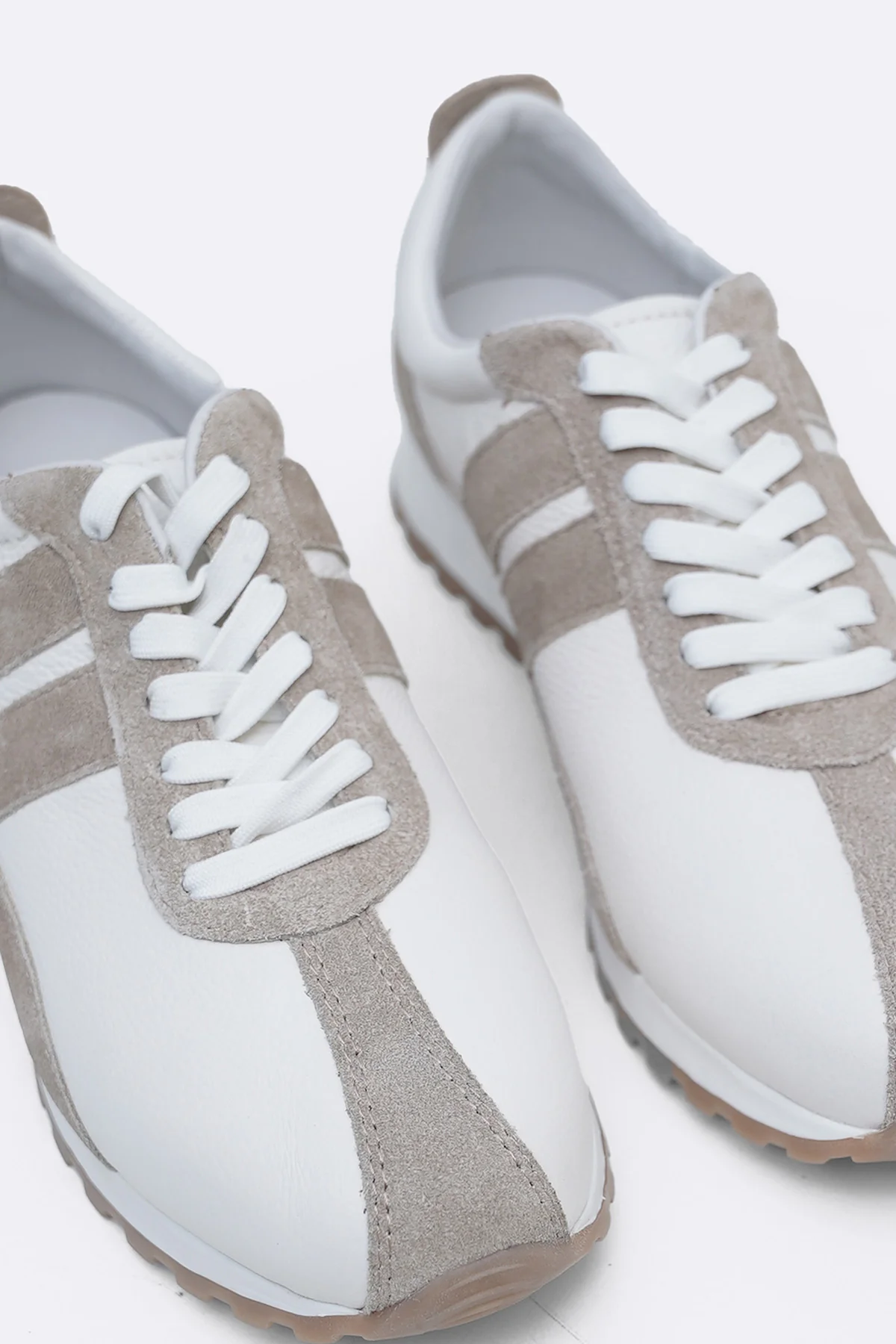 LEATHER COMBO LIFESTYLE SNEAKERS - Image 4