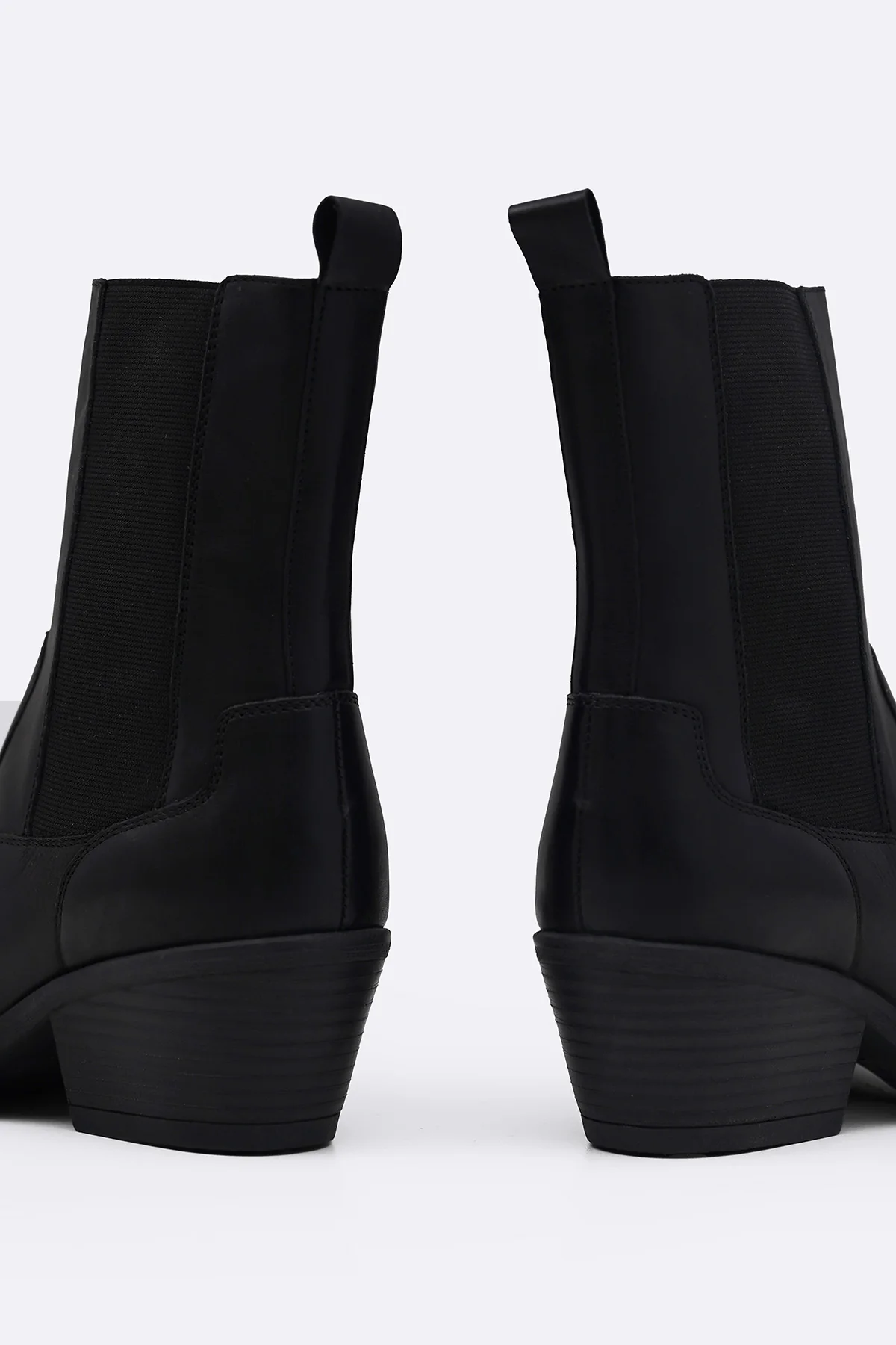 LEATHER WESTERN BOOTS - Image 3