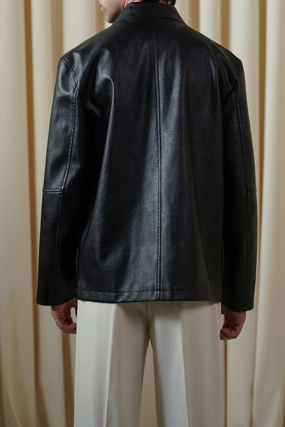 LEATHER EFFECT JACKET - Image 5