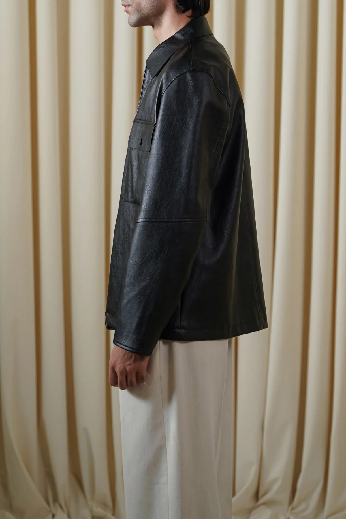 LEATHER EFFECT JACKET - Image 6