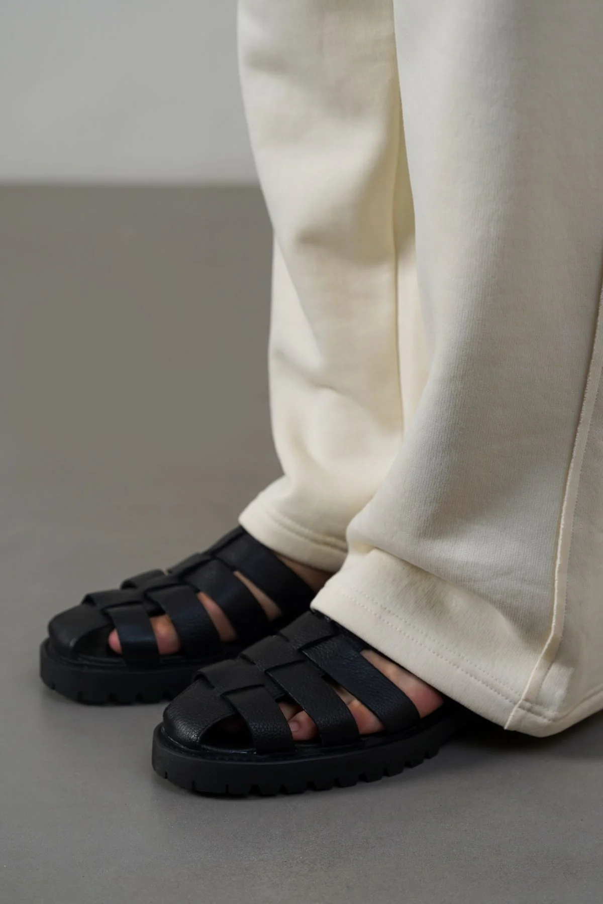 LEATHER FISHERMAN SANDALS - Image 3