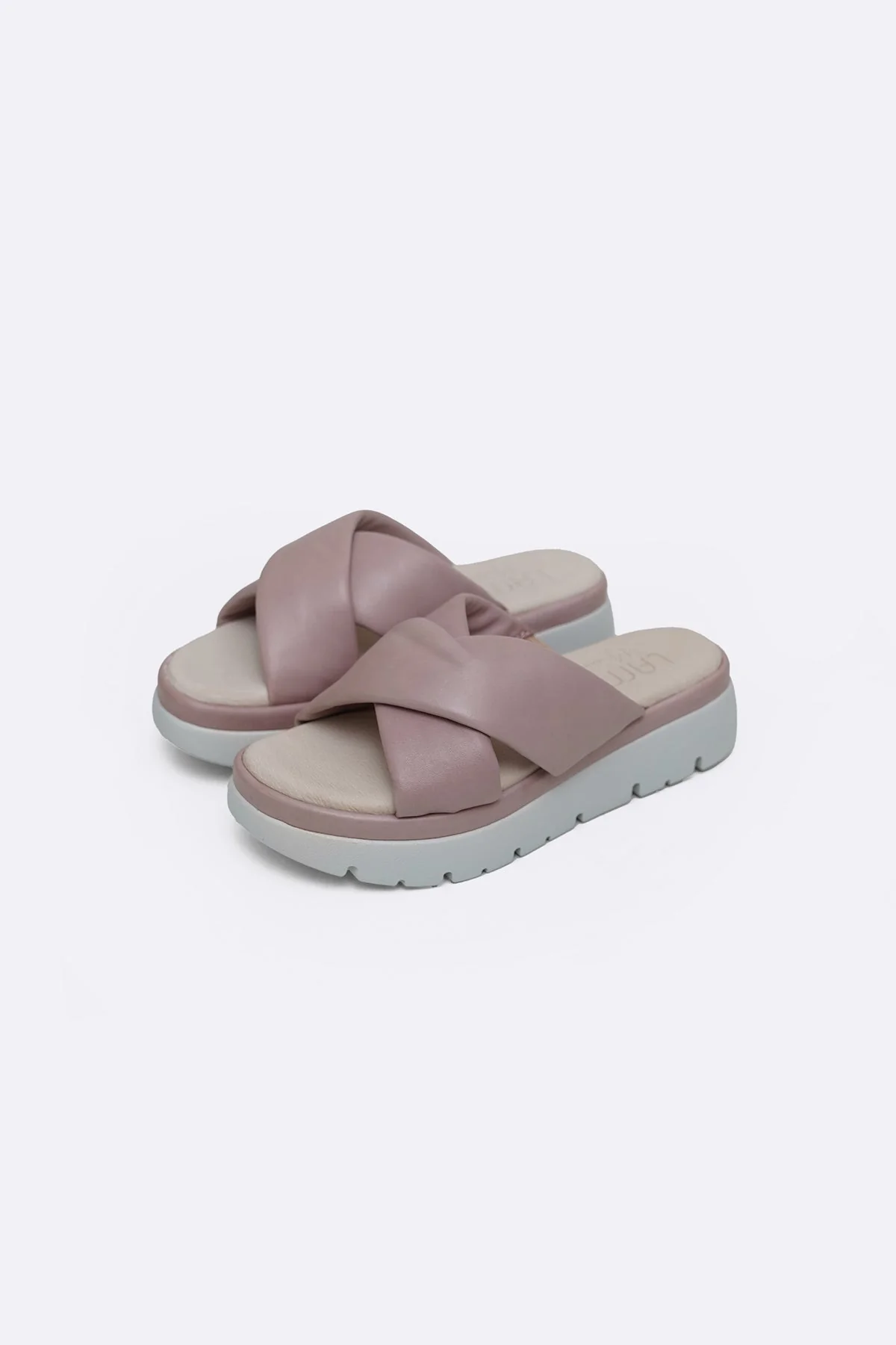 LEATHER MAMA CROSS SLIDES - Image 6