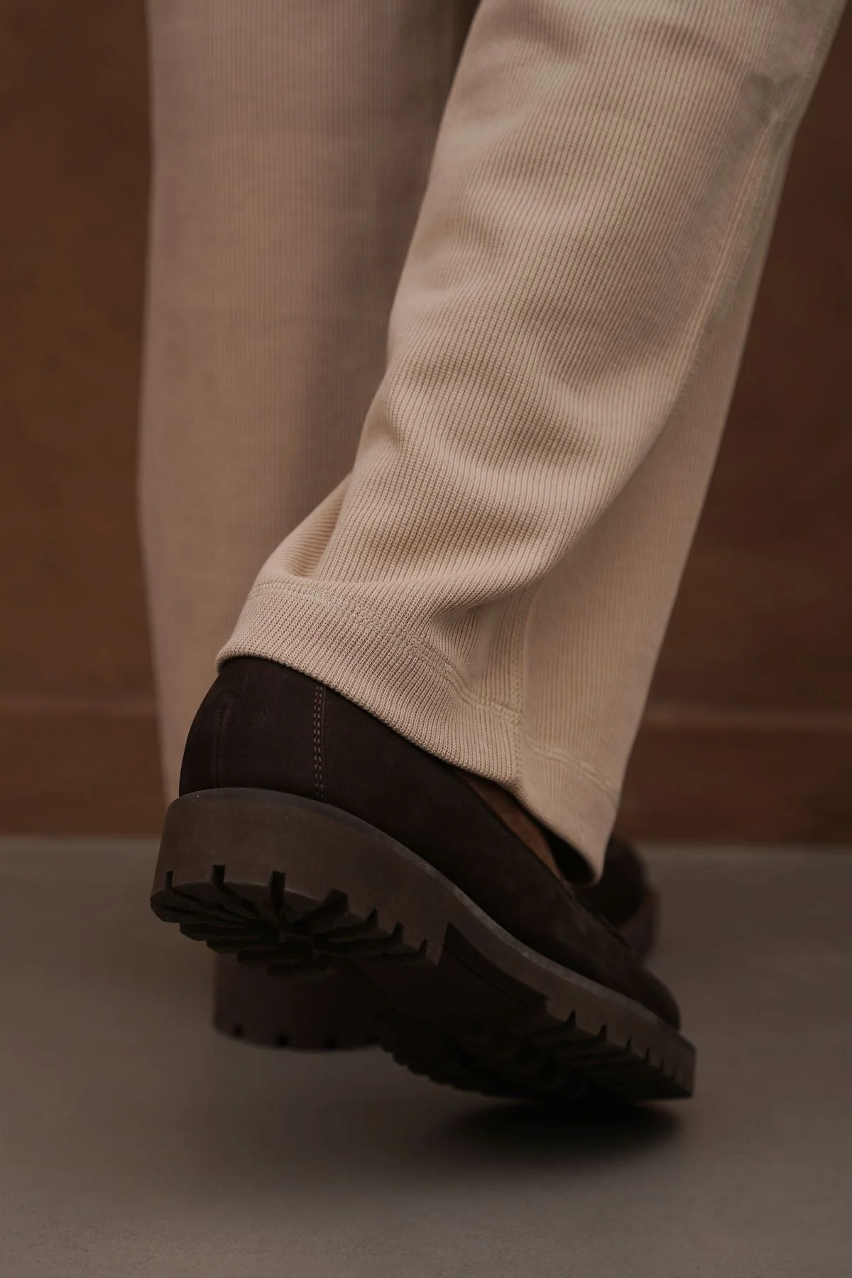 LEATHER MOC-TOE SHOES - Image 6