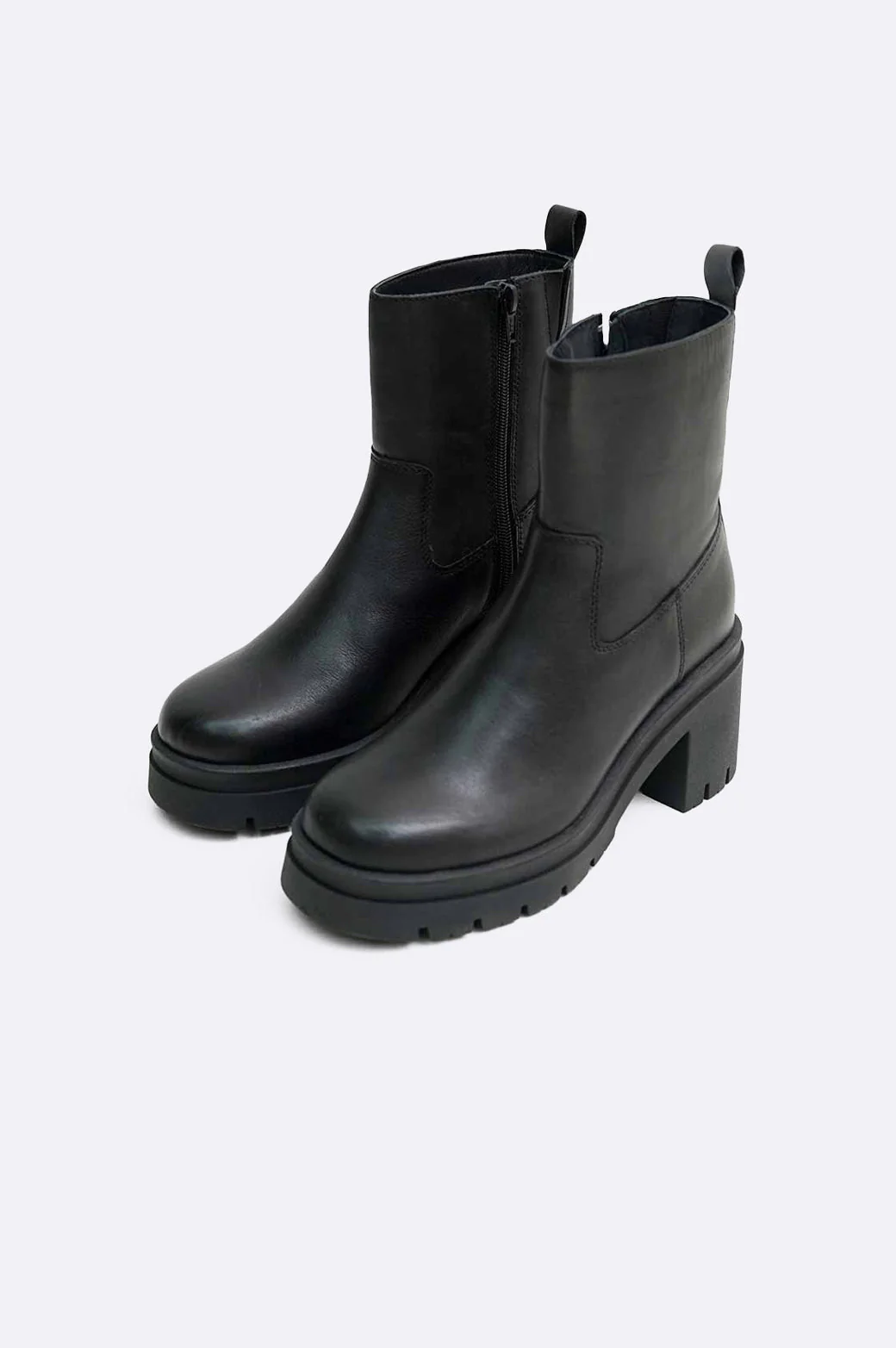LEATHER PLATFORM BOOTS - Image 7