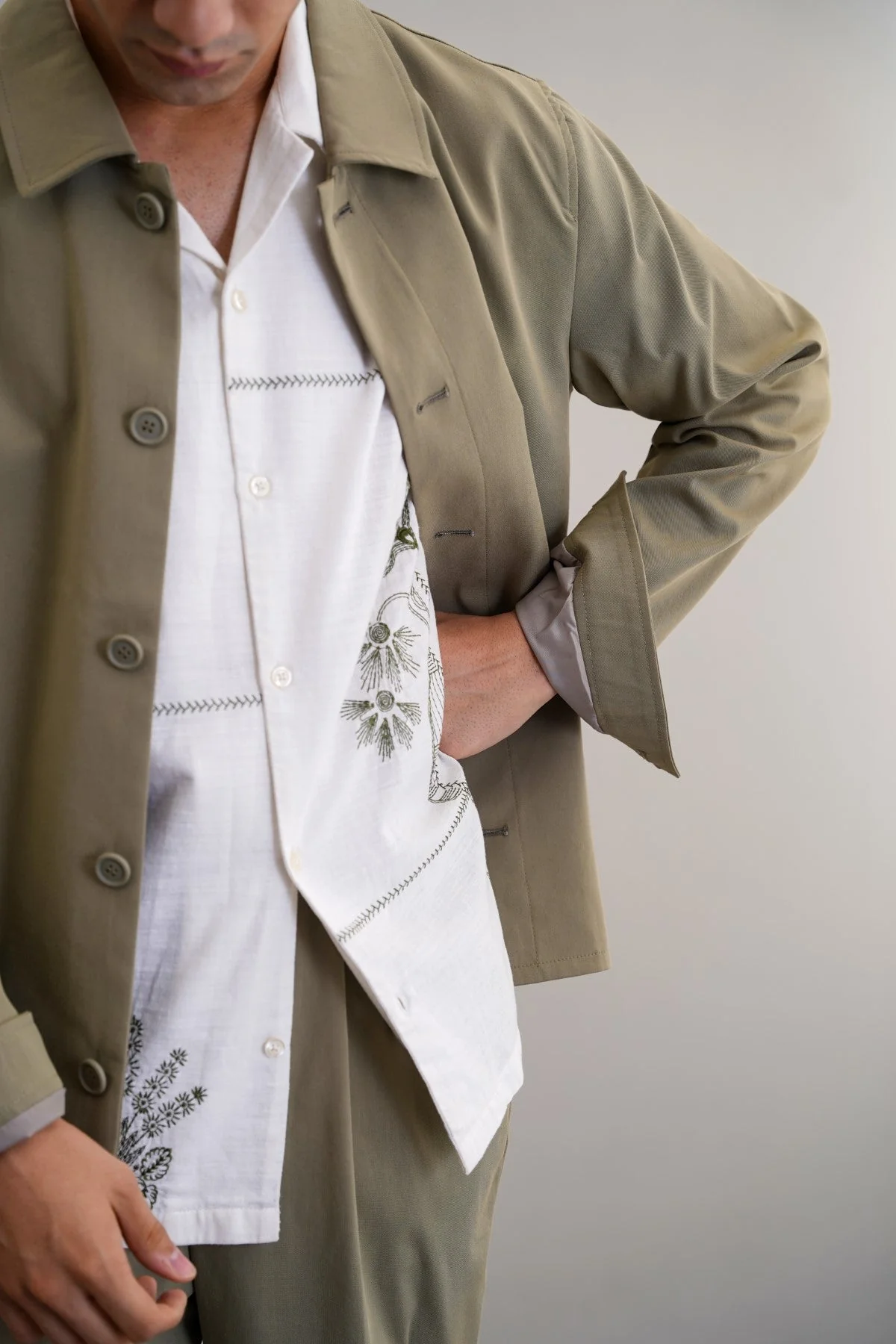 LIGHT COTTON JACKET - Image 4