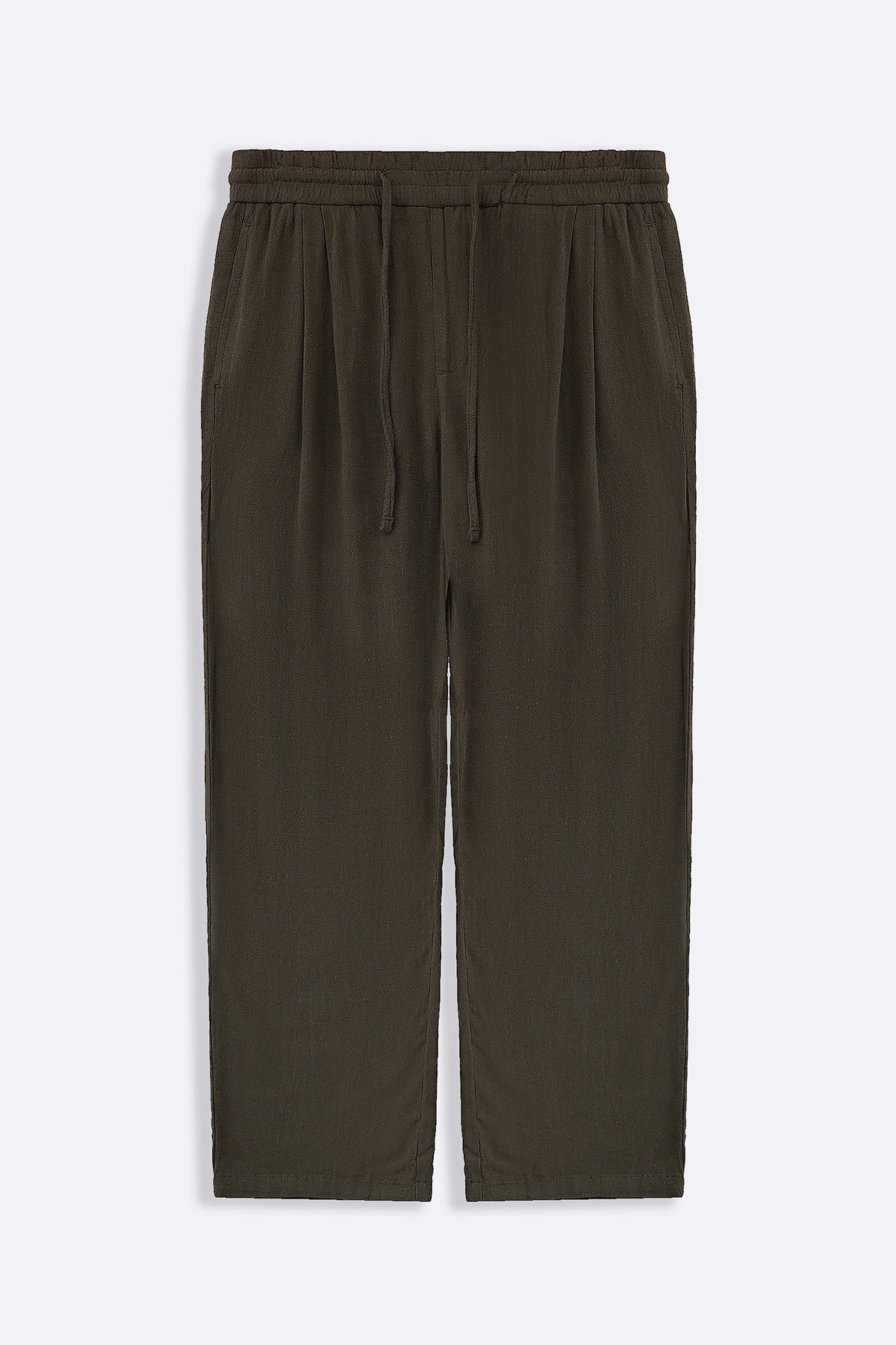LINEN BLEND BAGGY PANTS - Image 3