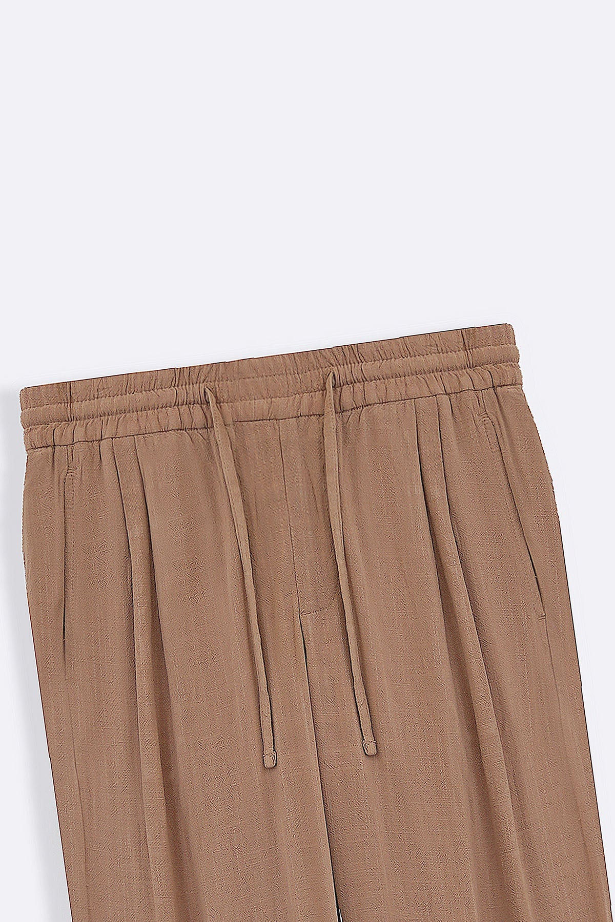 LINEN BLEND BAGGY PANTS - Image 6