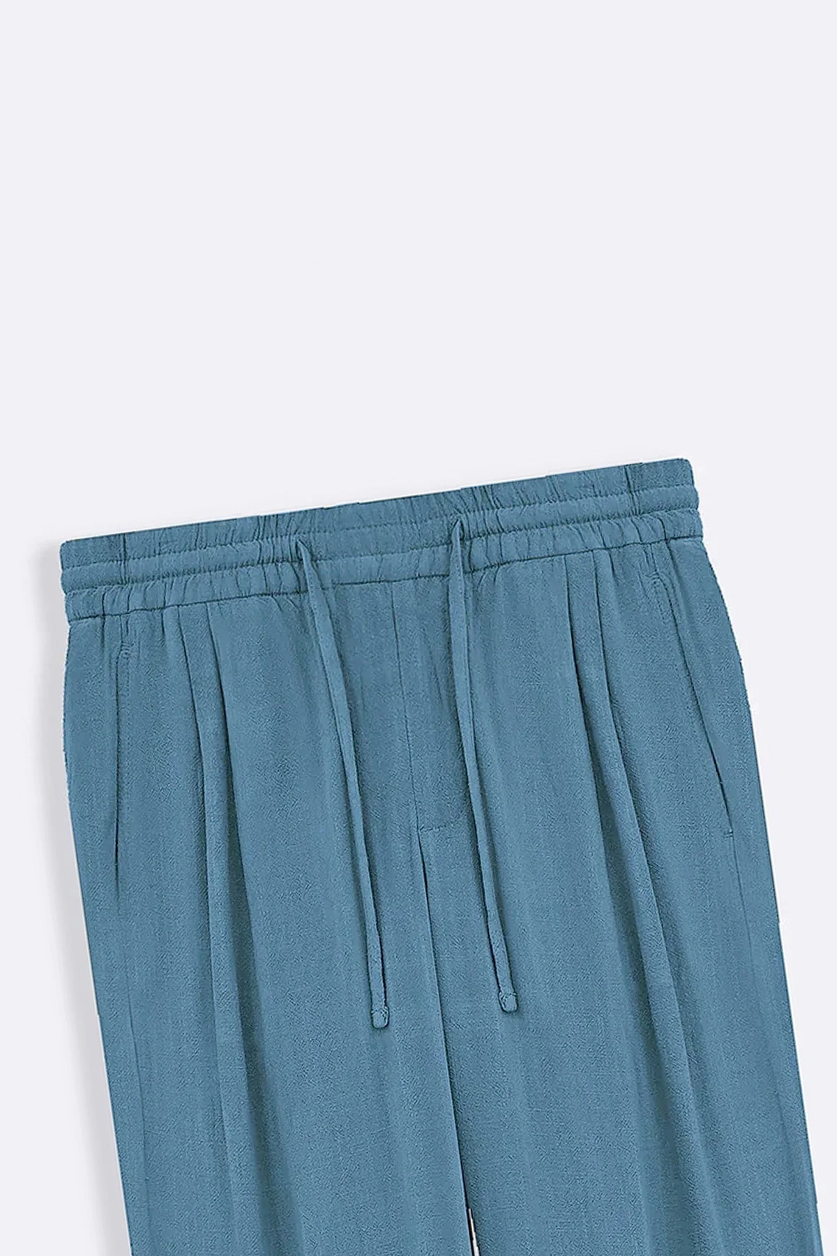 LINEN BLEND BAGGY PANTS - Image 2