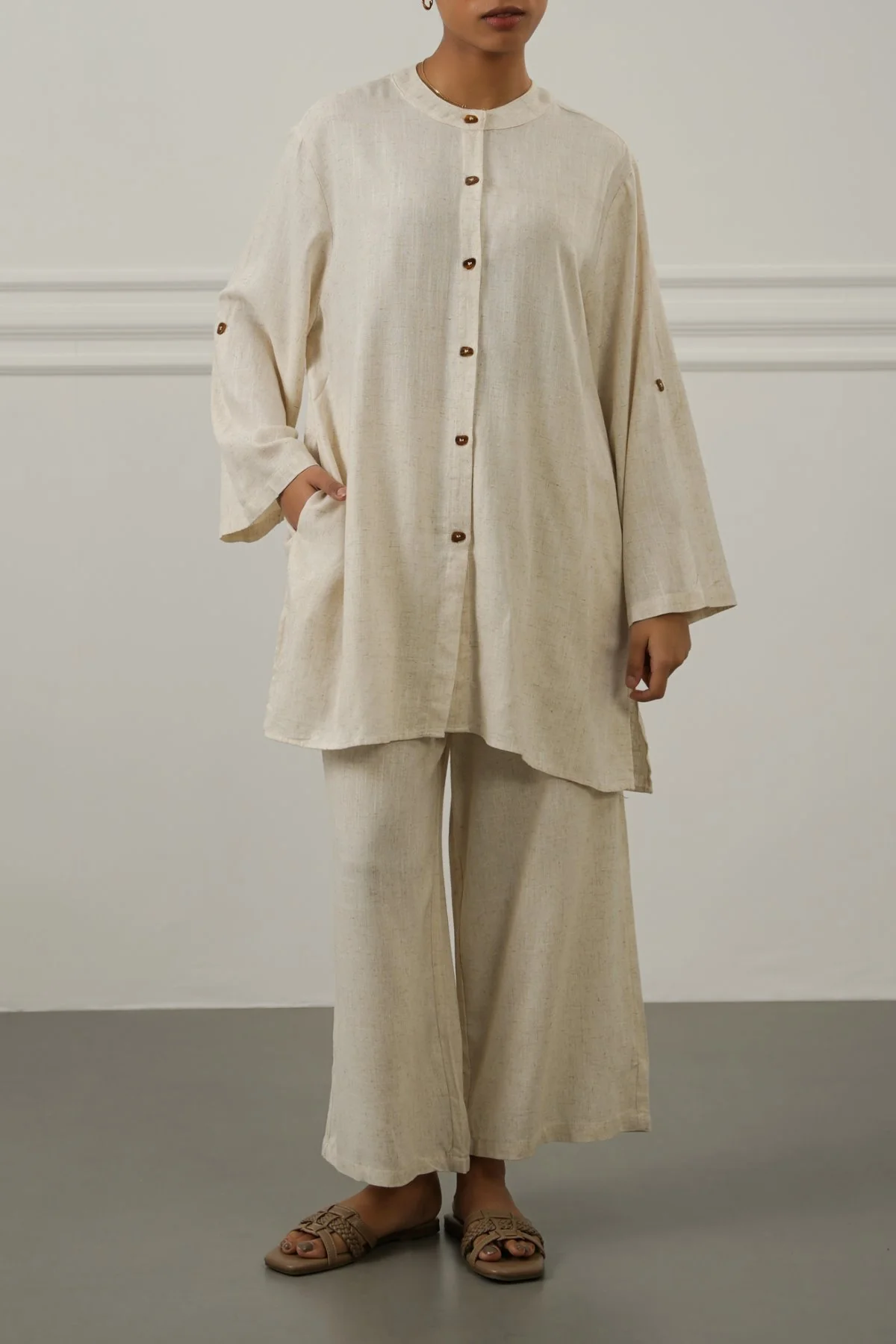 LINEN BLEND EASE LOWERS - Image 3