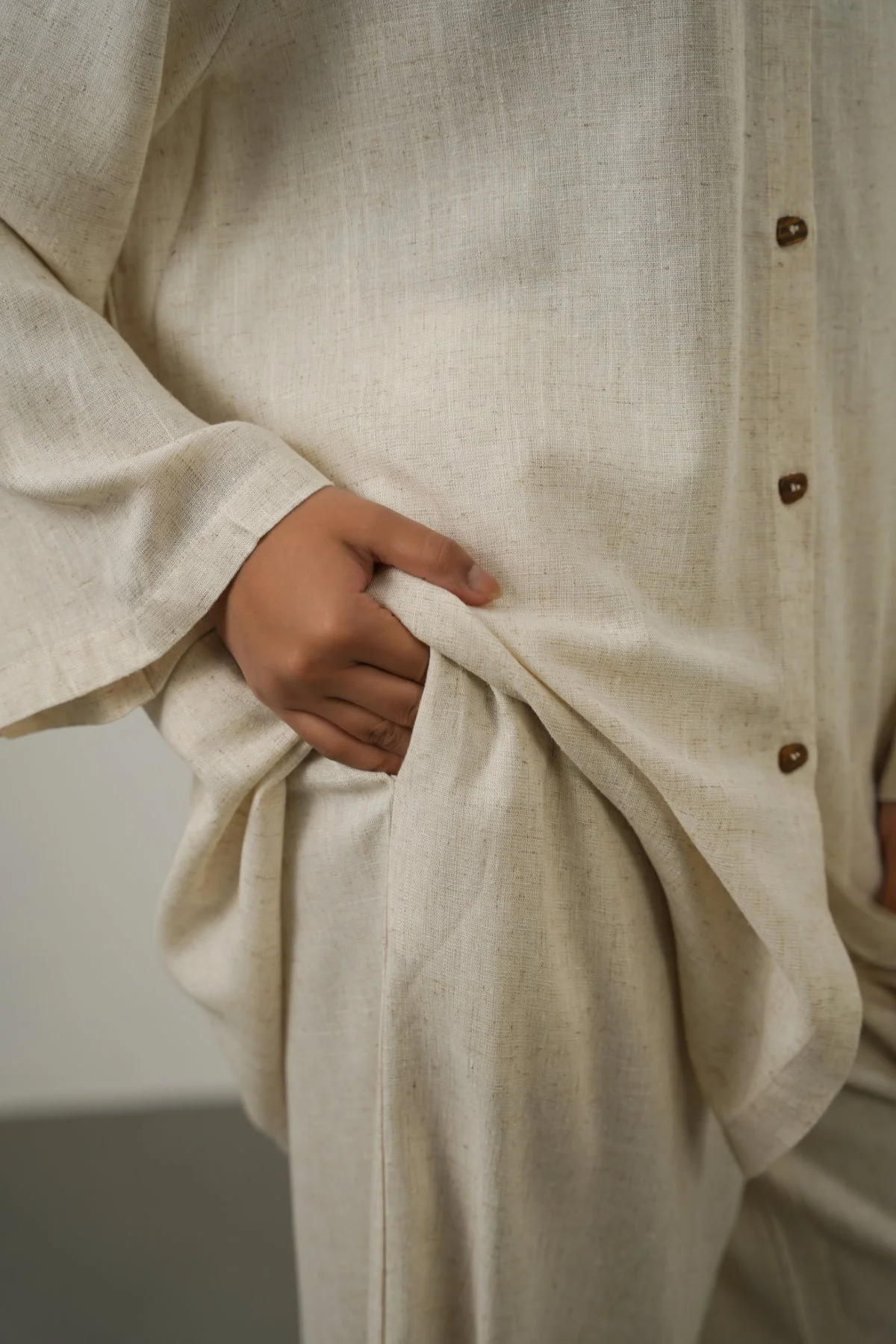 LINEN BLEND EASE LOWERS - Image 4