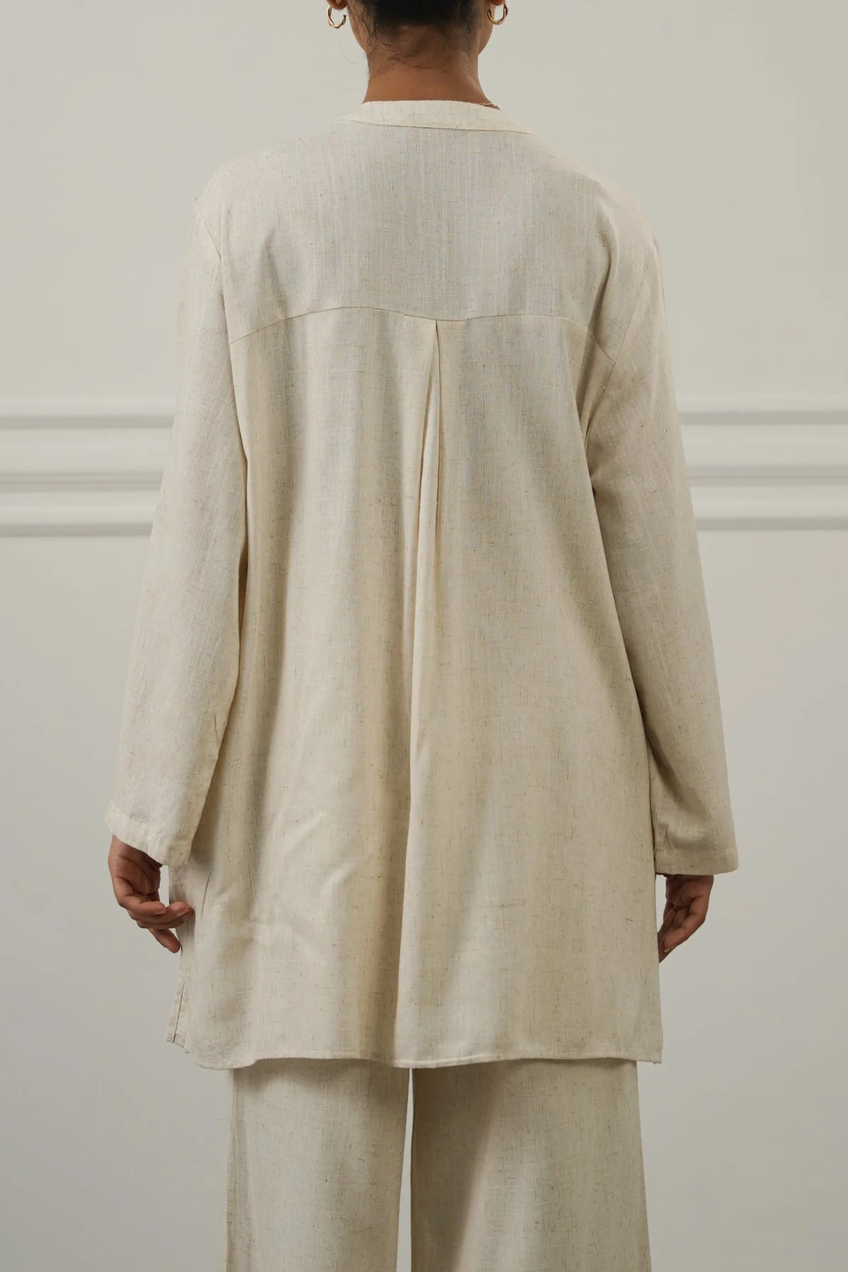LINEN BLEND EASE SHIRT - Image 4