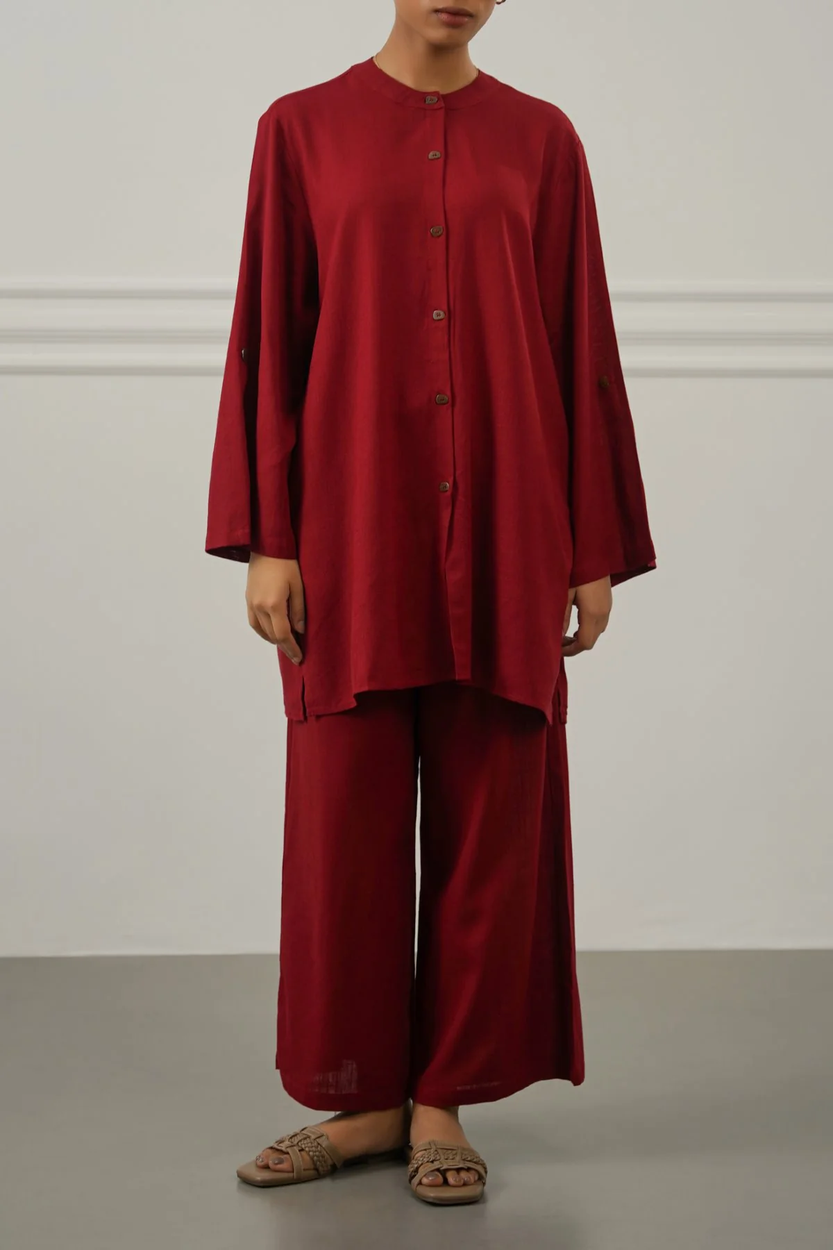 LINEN BLEND EASE SHIRT - Image 4
