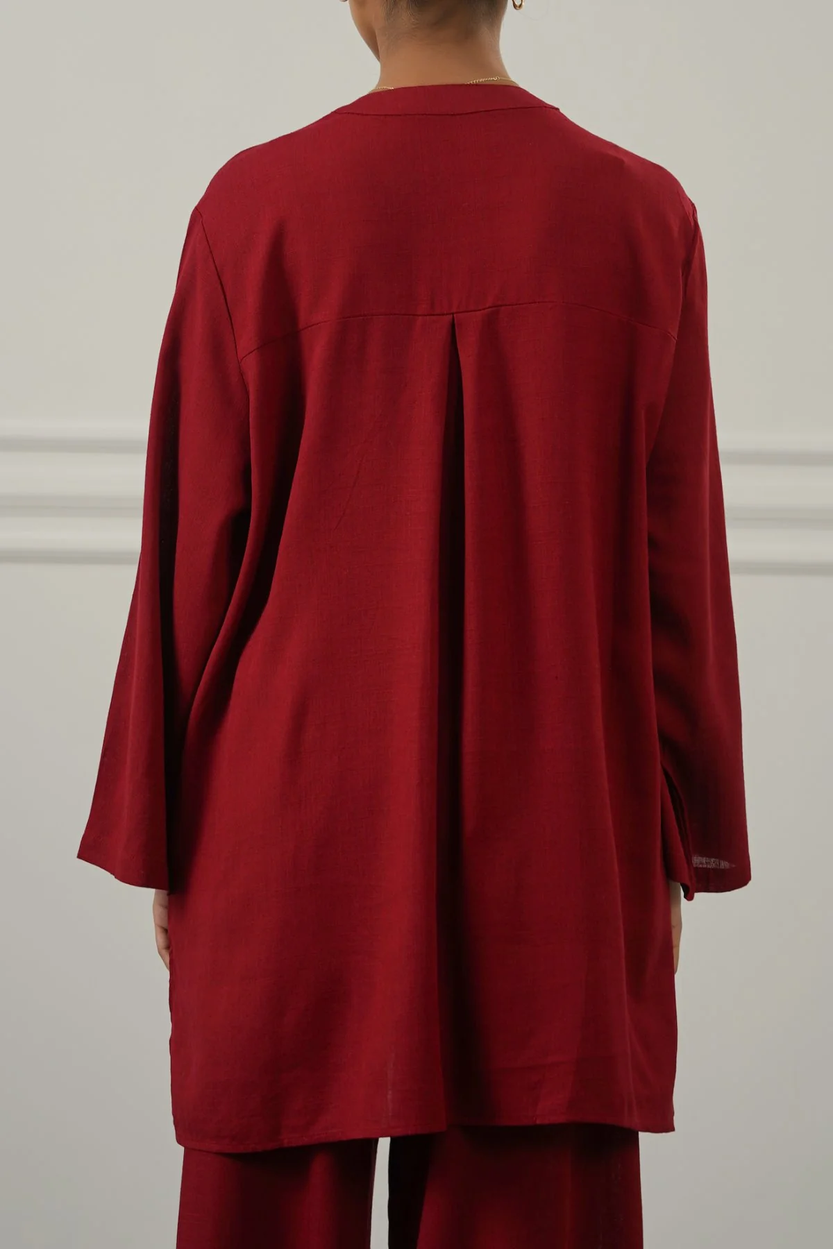 LINEN BLEND EASE SHIRT - Image 5