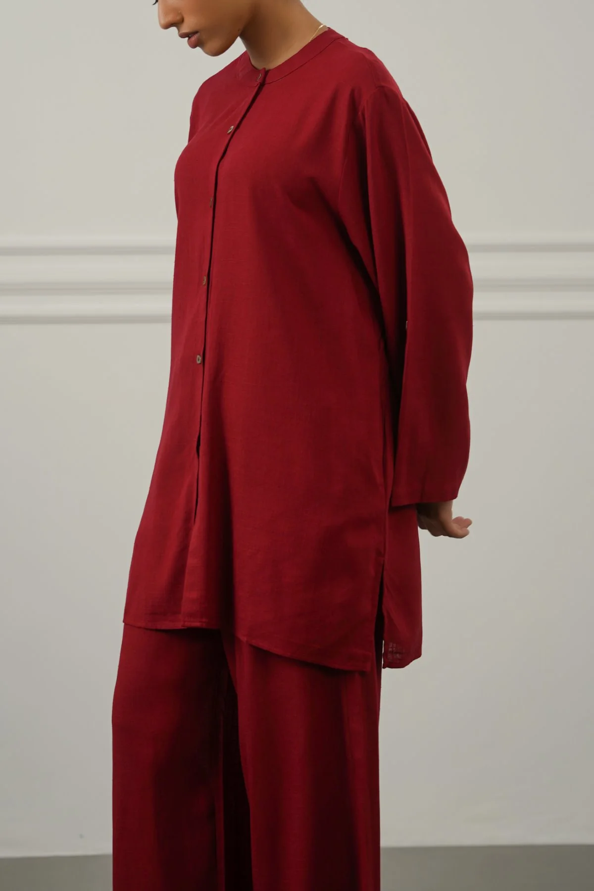 LINEN BLEND EASE SHIRT - Image 6