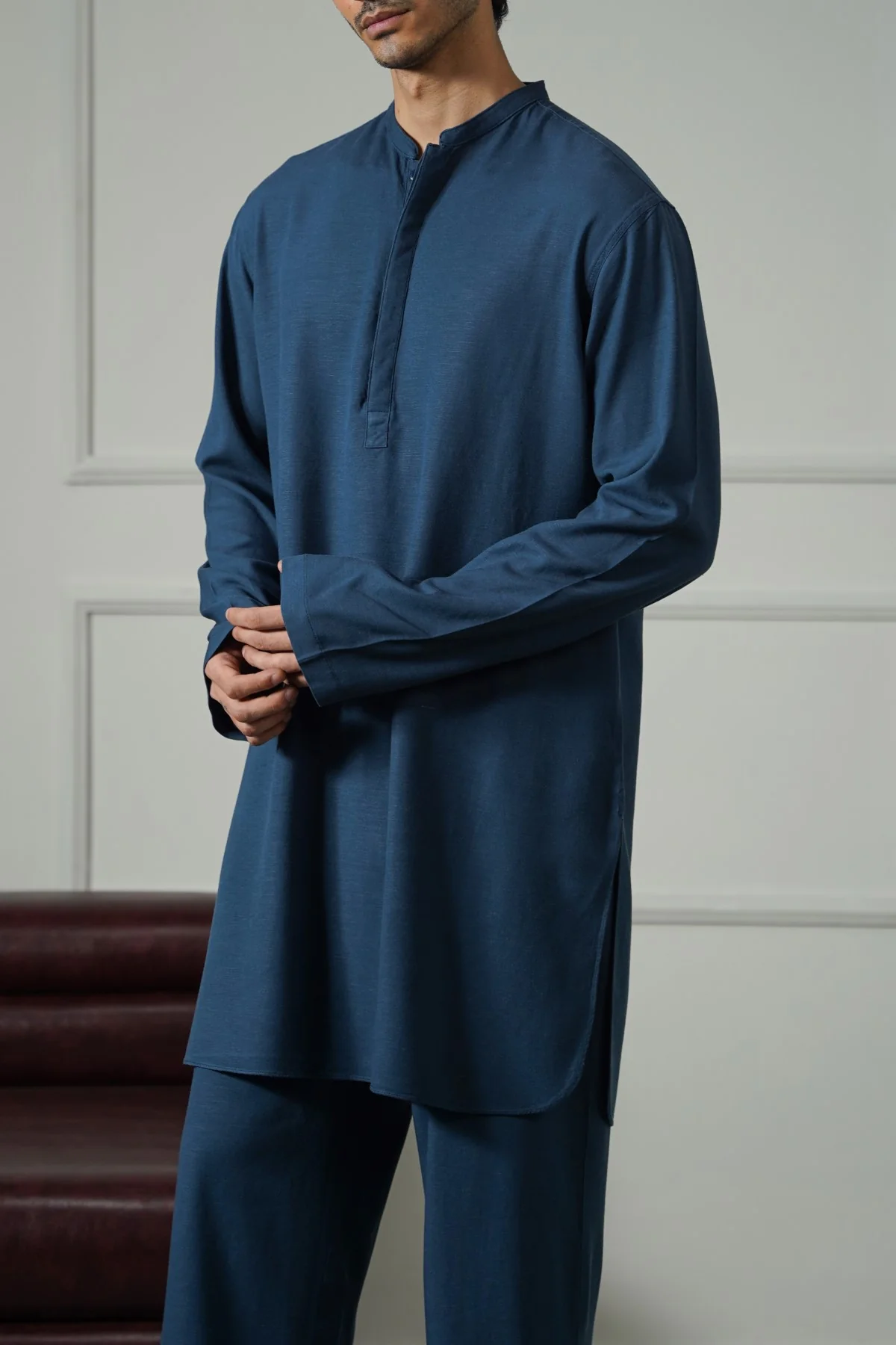LINEN BLEND LONG SHIRT - Image 5
