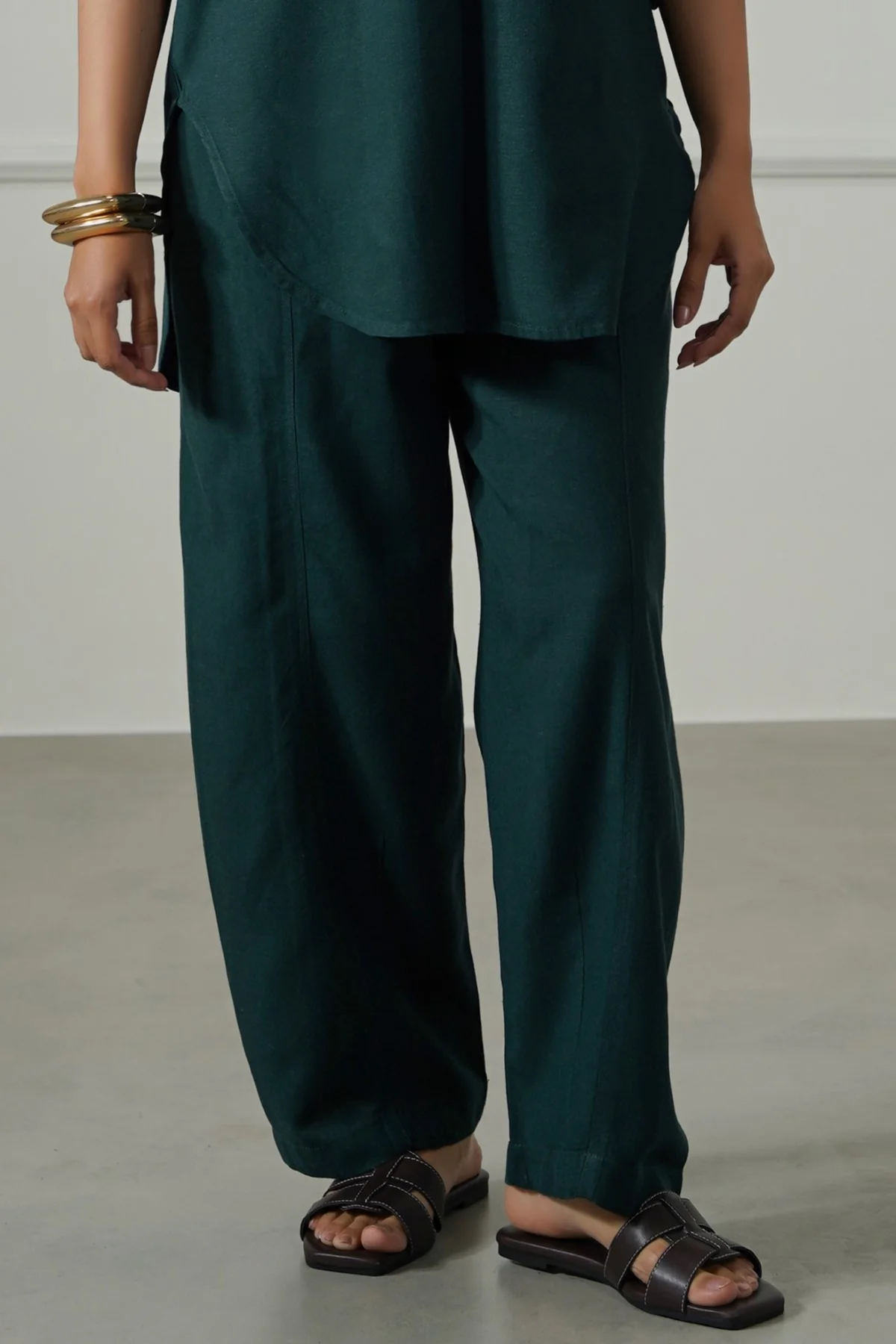 LINEN BLEND PANTS