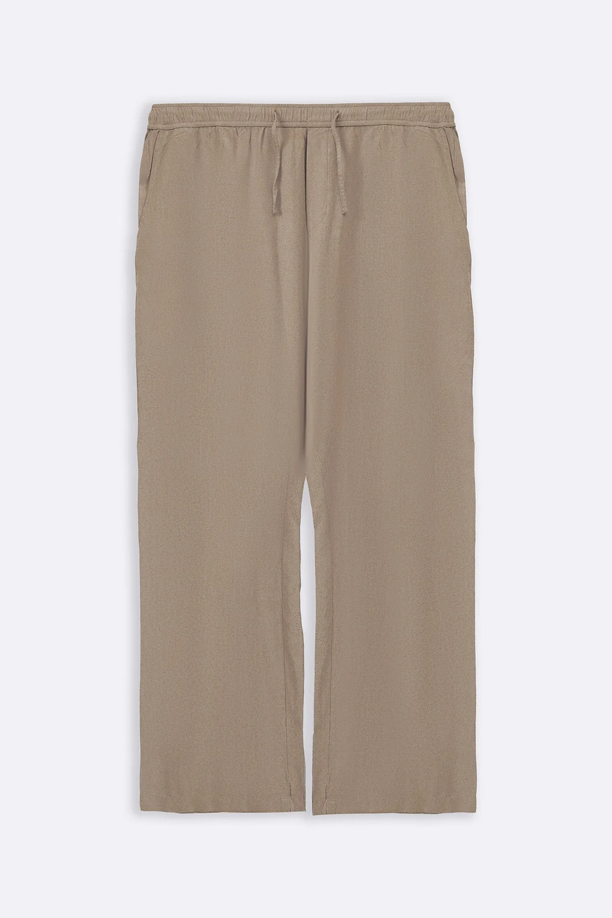 LINEN BLEND RELAXED TROUSERS - Image 2
