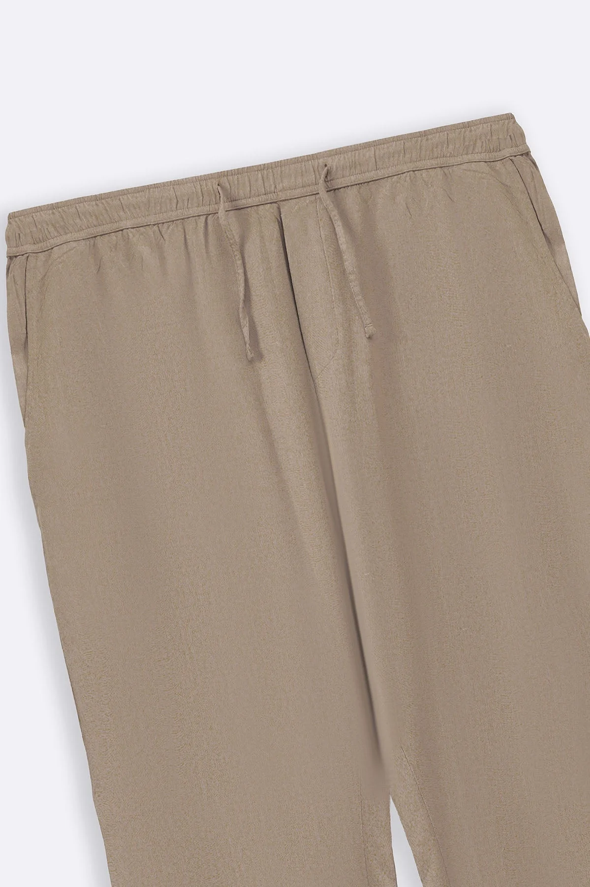 LINEN BLEND RELAXED TROUSERS - Image 7