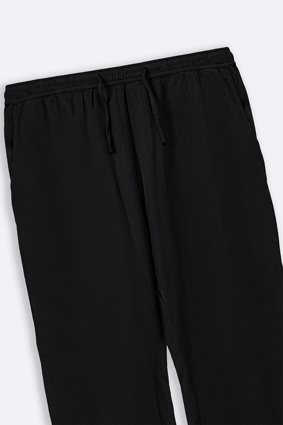 LINEN BLEND RELAXED TROUSERS - Image 6