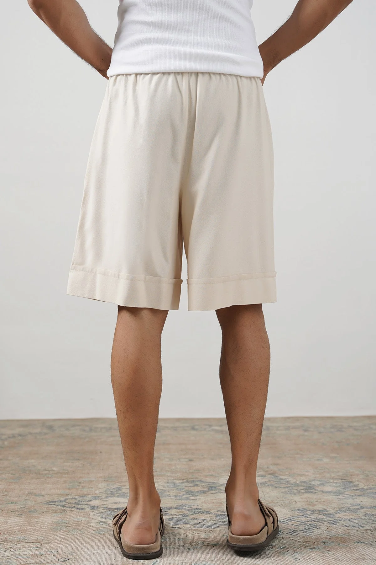 LINEN BLEND SHORTS - Image 5
