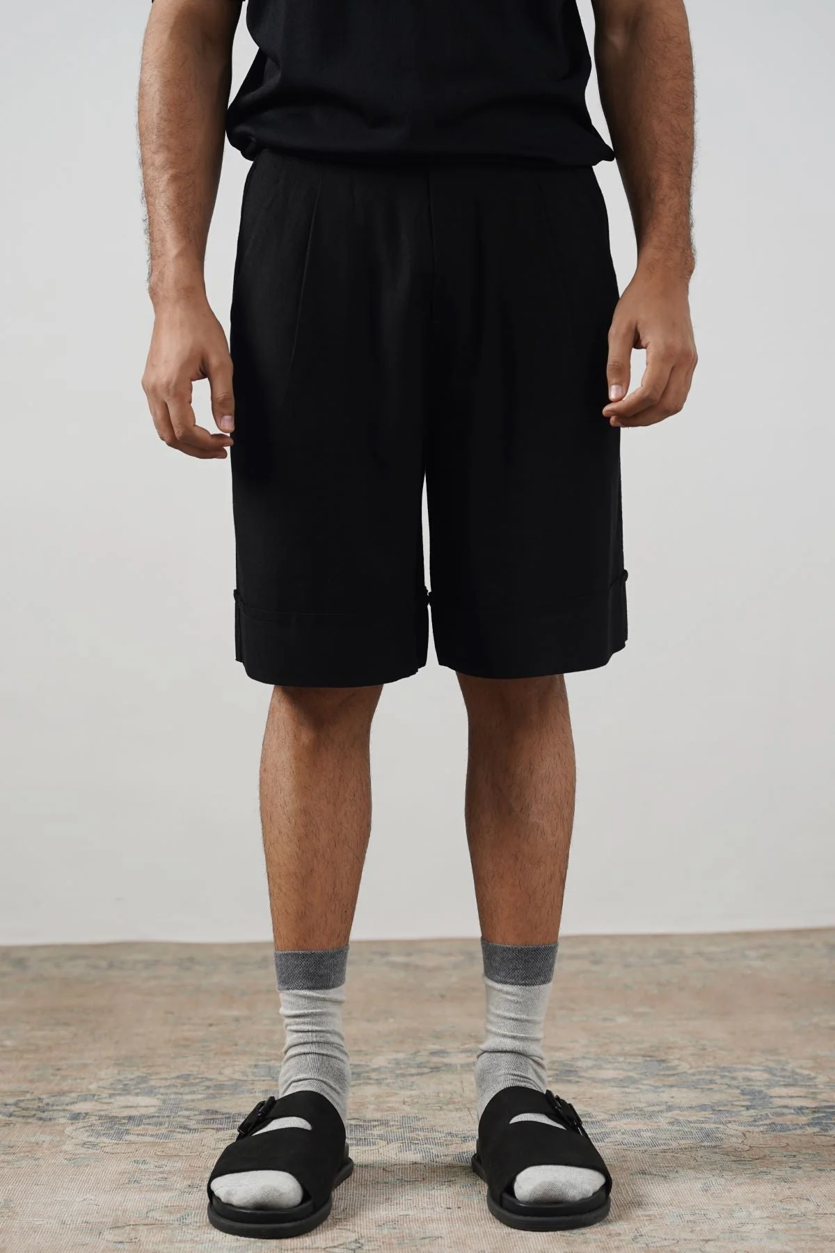 LINEN BLEND SHORTS - Image 6