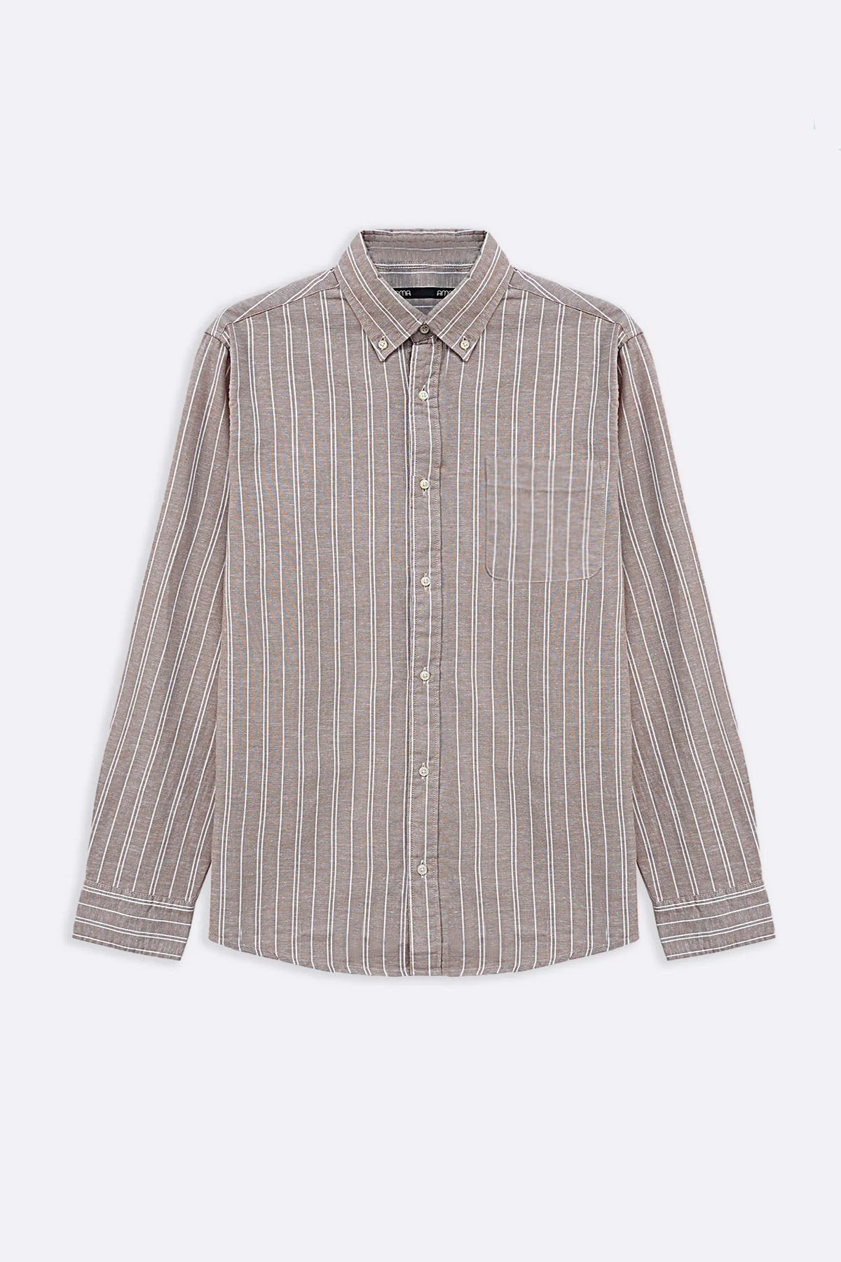 LINEN-BLEND STRIPED SHIRT - Image 4