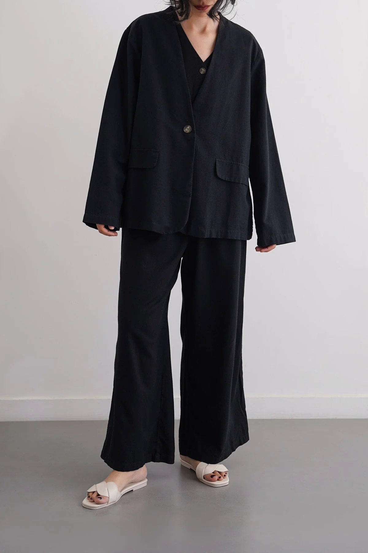LINEN EASY TROUSERS - Image 4