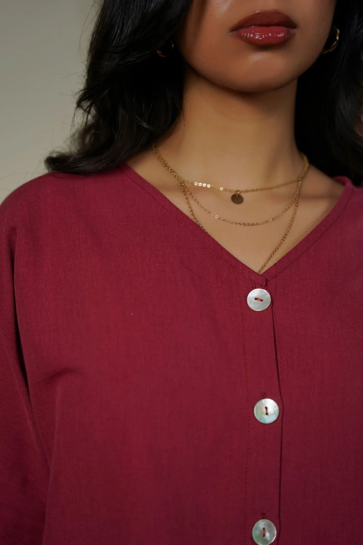 LINEN SORBET BLOUSE - Image 3