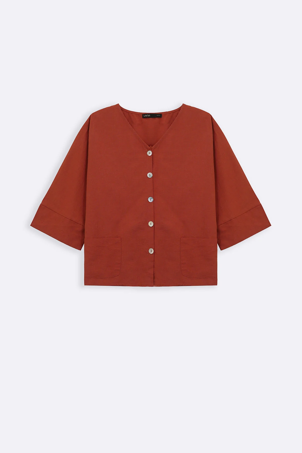 LINEN SORBET BLOUSE - Image 2