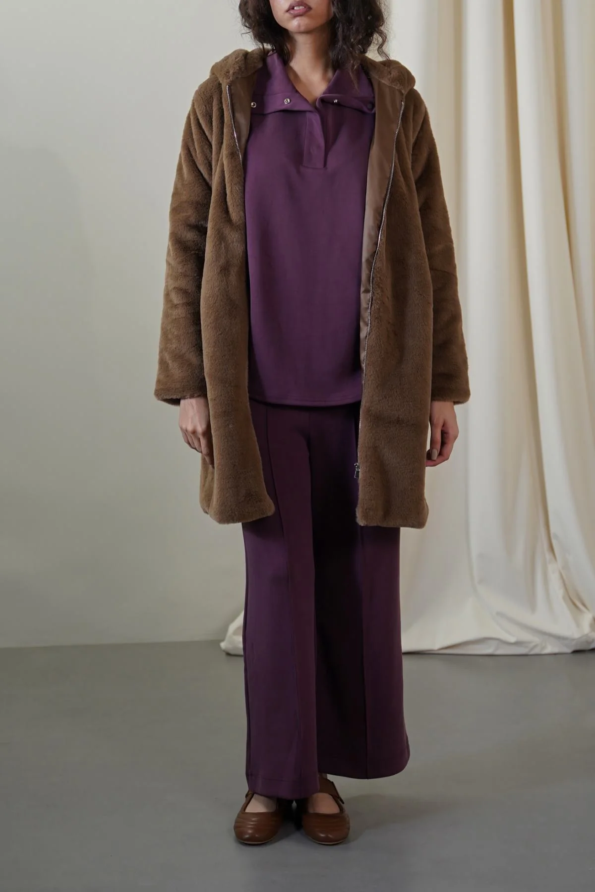 LONG FUR JACKET - Image 5