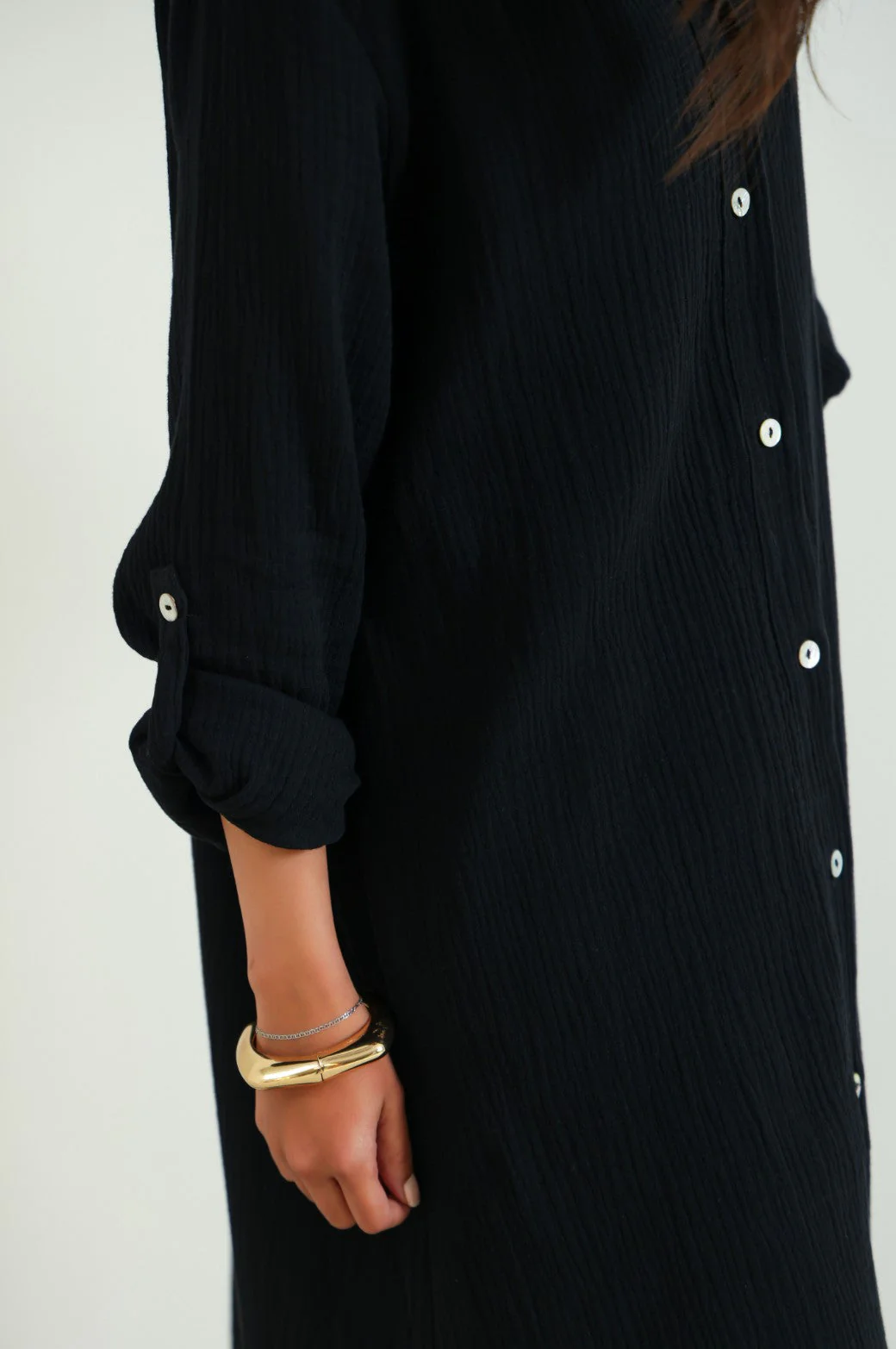 LONG MUSLIN TUNIC - Image 6