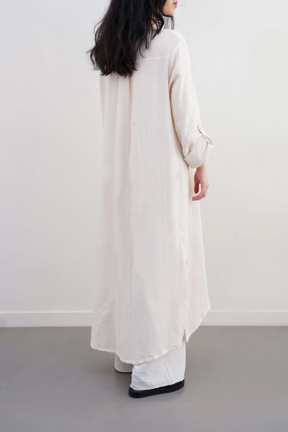 LONG MUSLIN TUNIC - Image 5