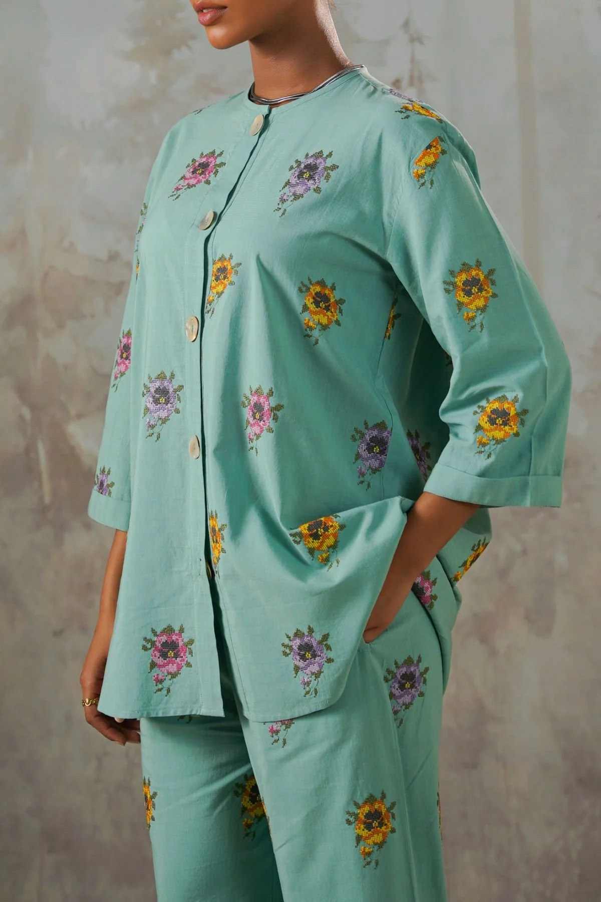 LOVE PANSY TUNIC