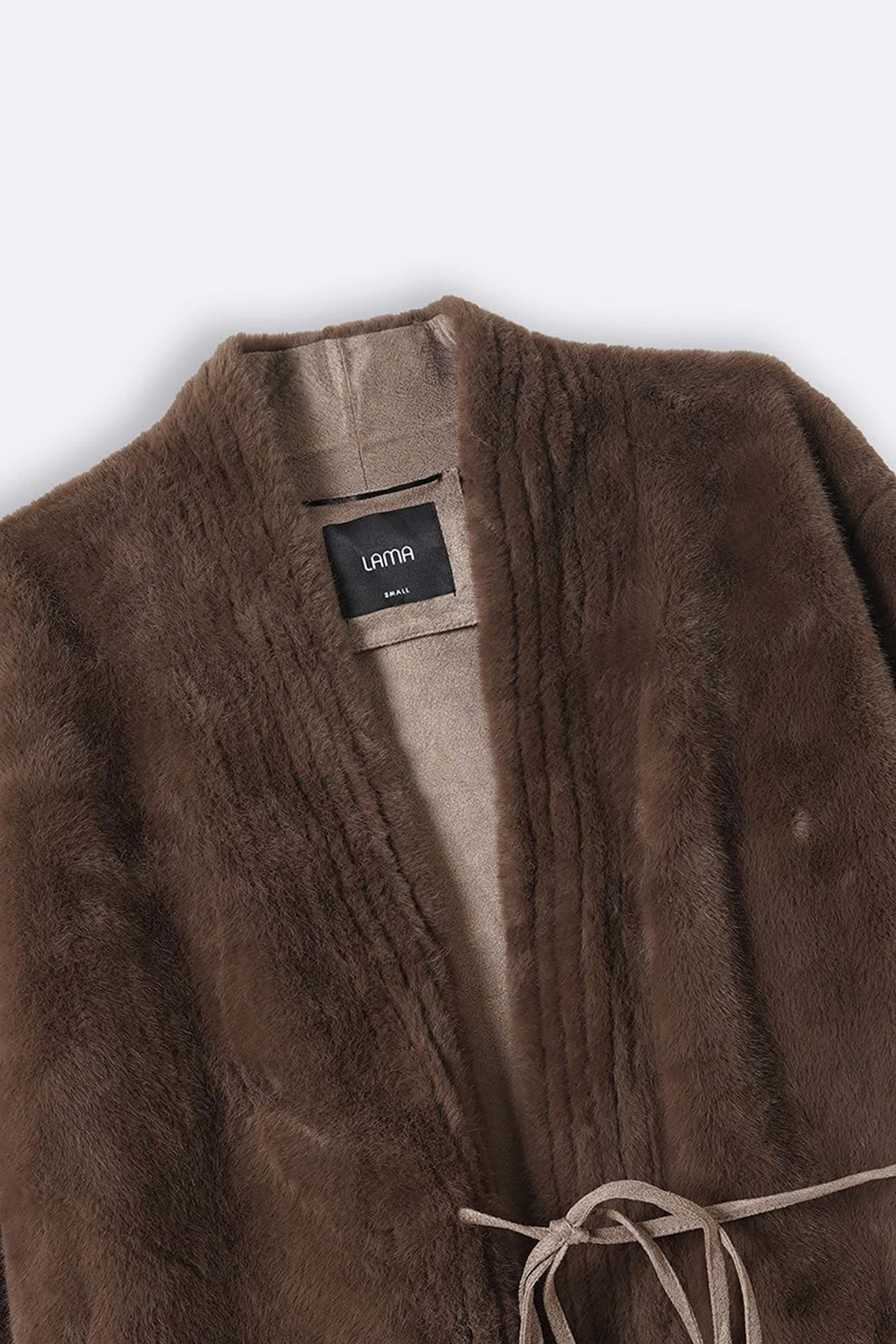 LUXE FUR WRAP COAT - Image 4