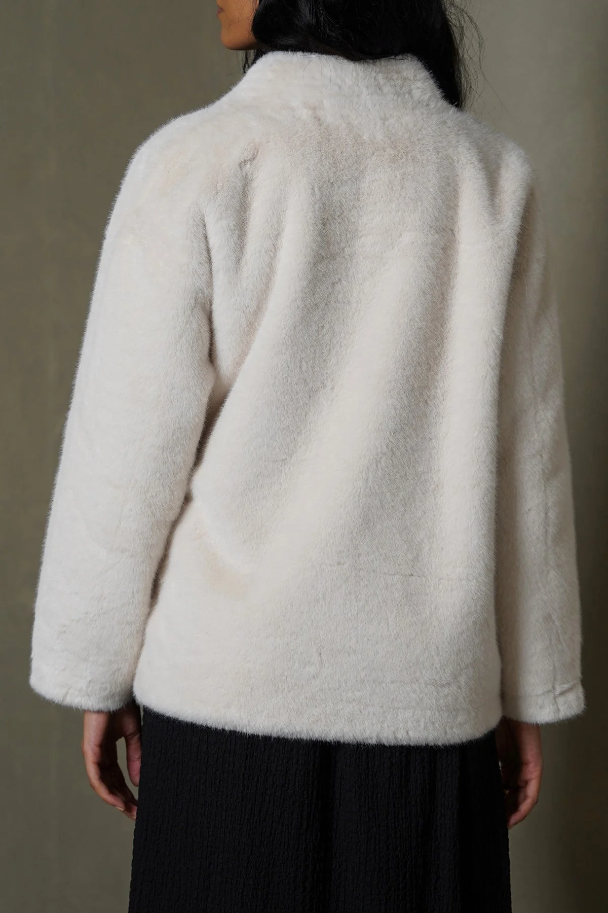 LUXE FUR WRAP COAT - Image 6