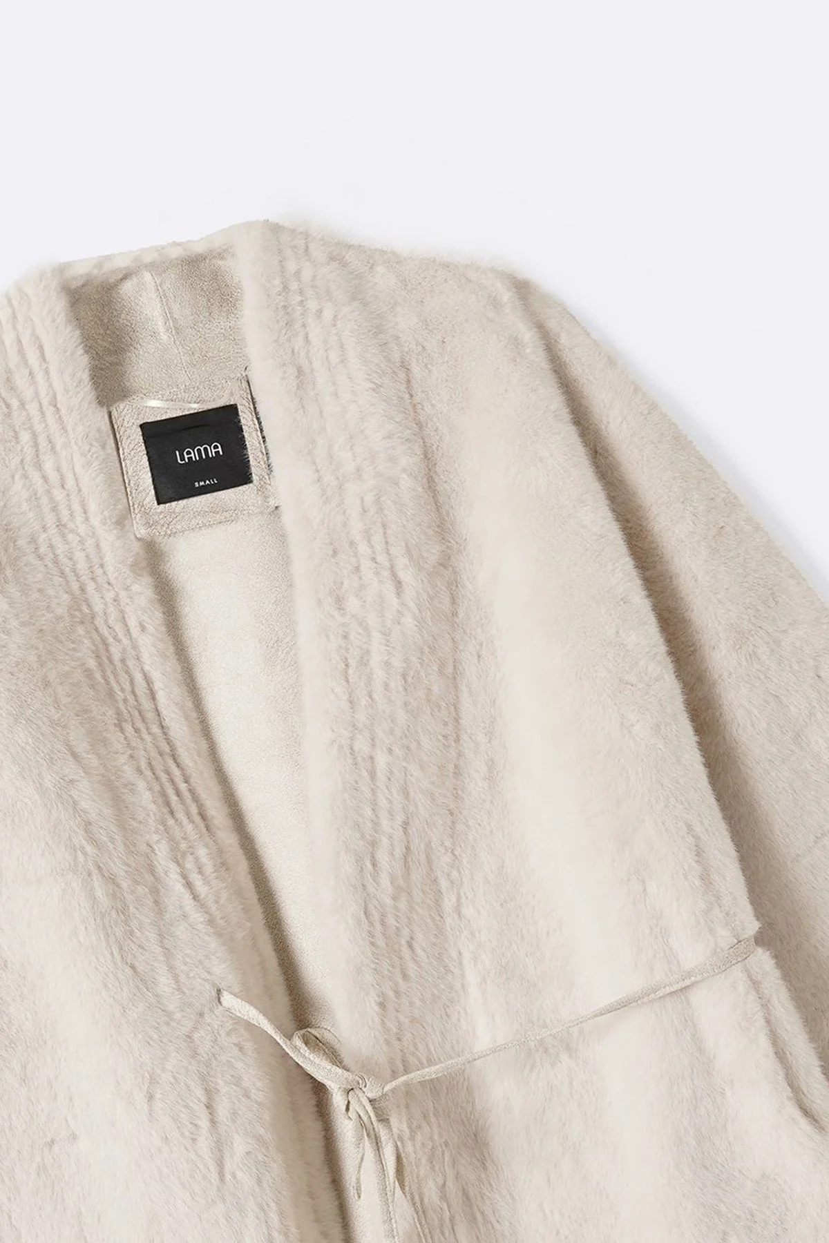 LUXE FUR WRAP COAT - Image 8