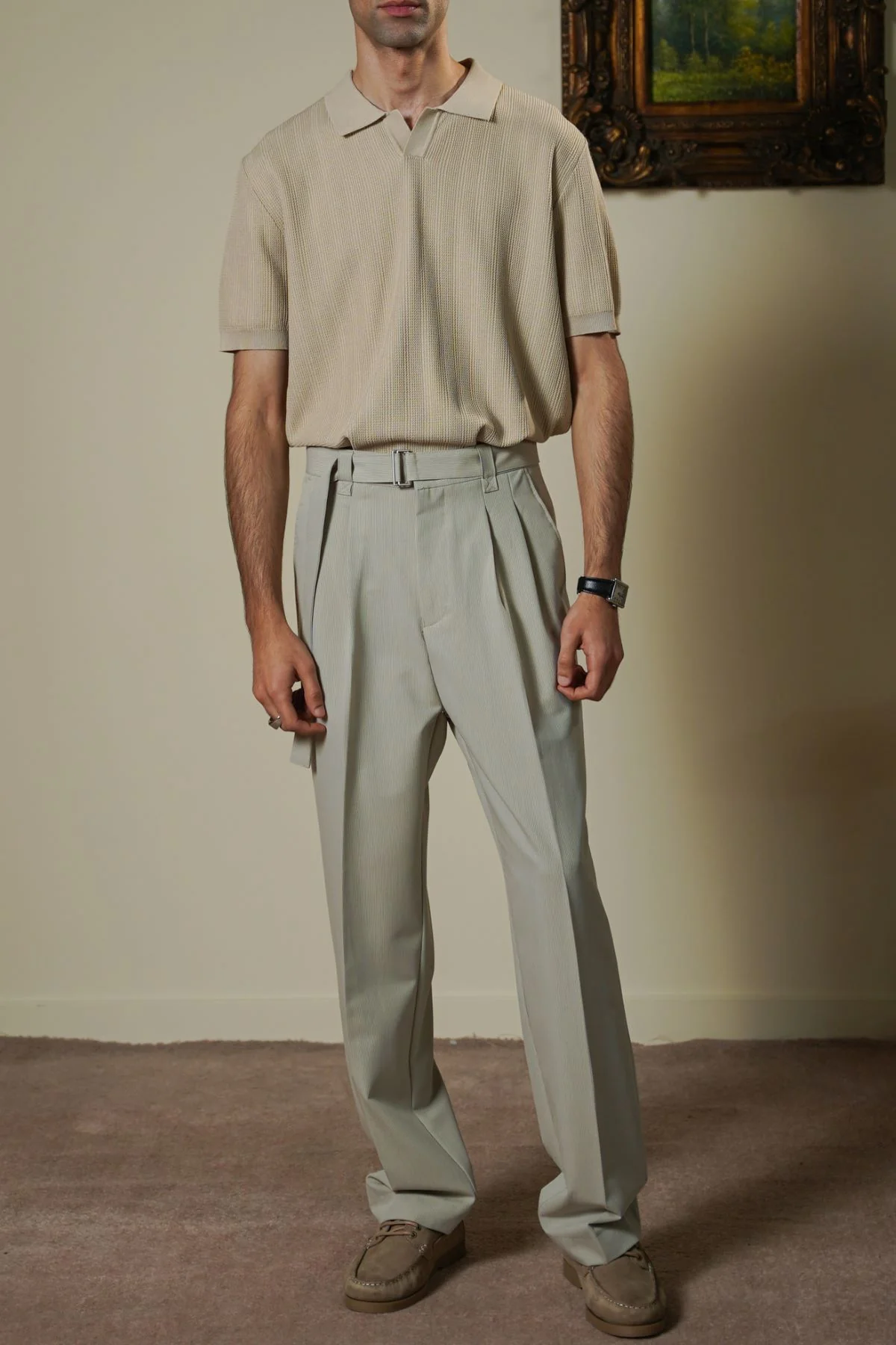 LUXE KNIT POLO - Image 3