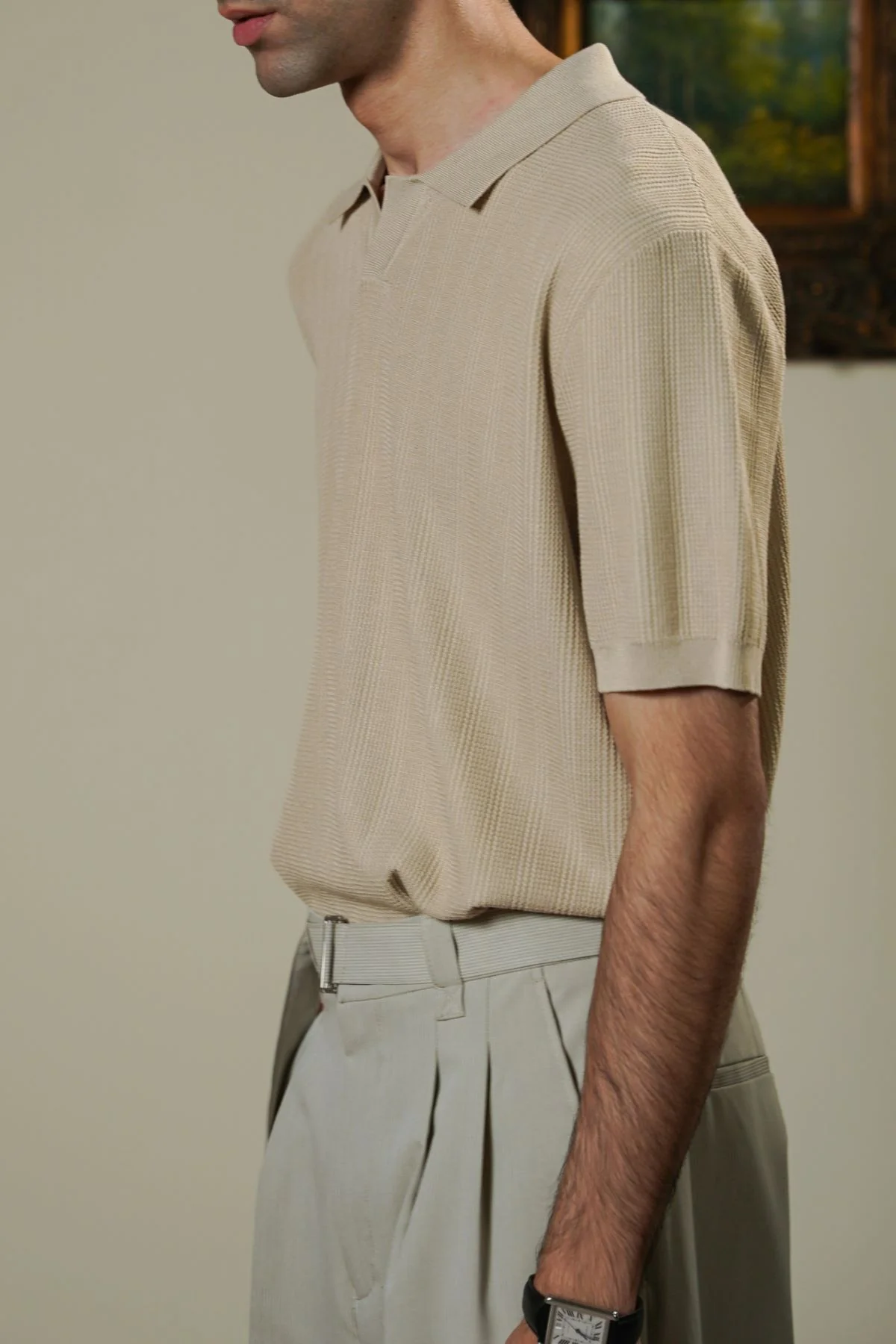 LUXE KNIT POLO - Image 5