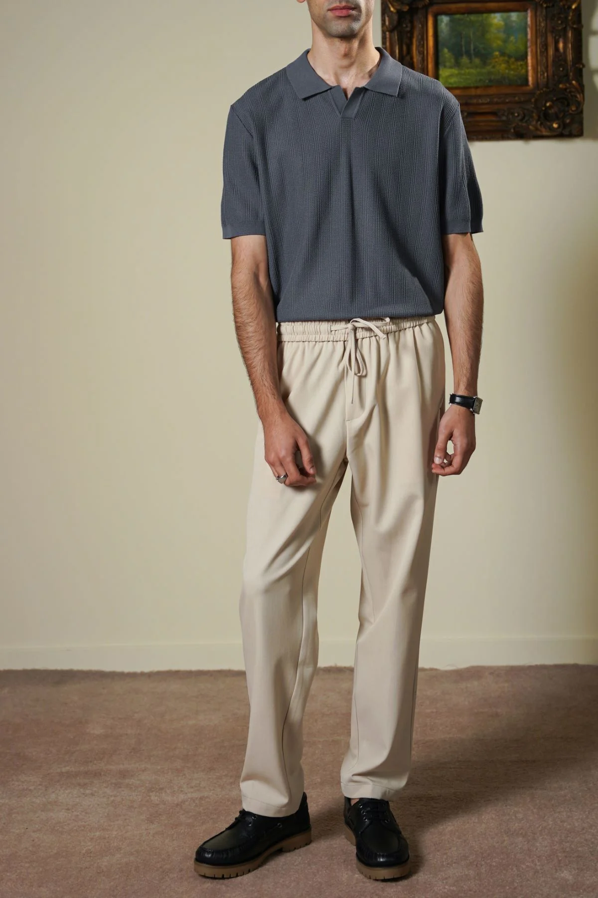 LUXE KNIT POLO - Image 3