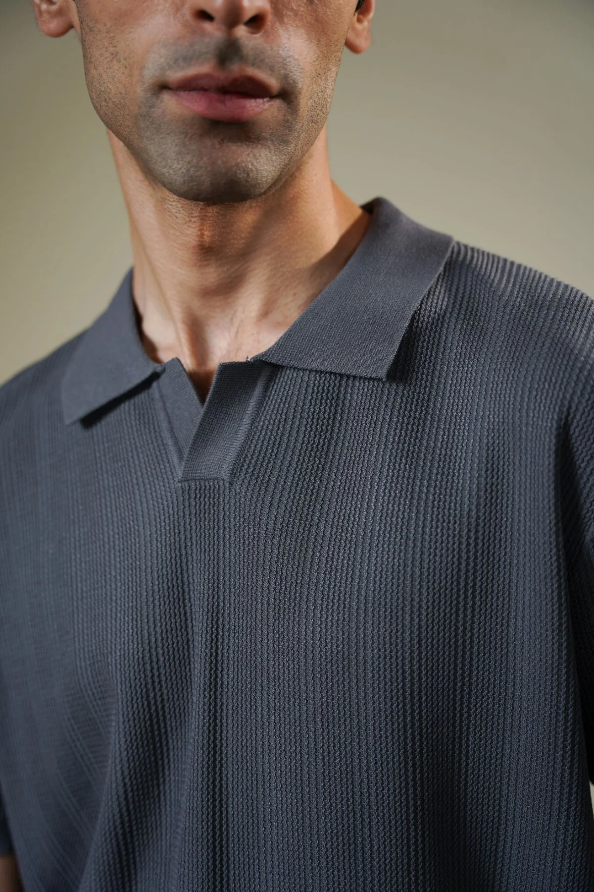 LUXE KNIT POLO - Image 5