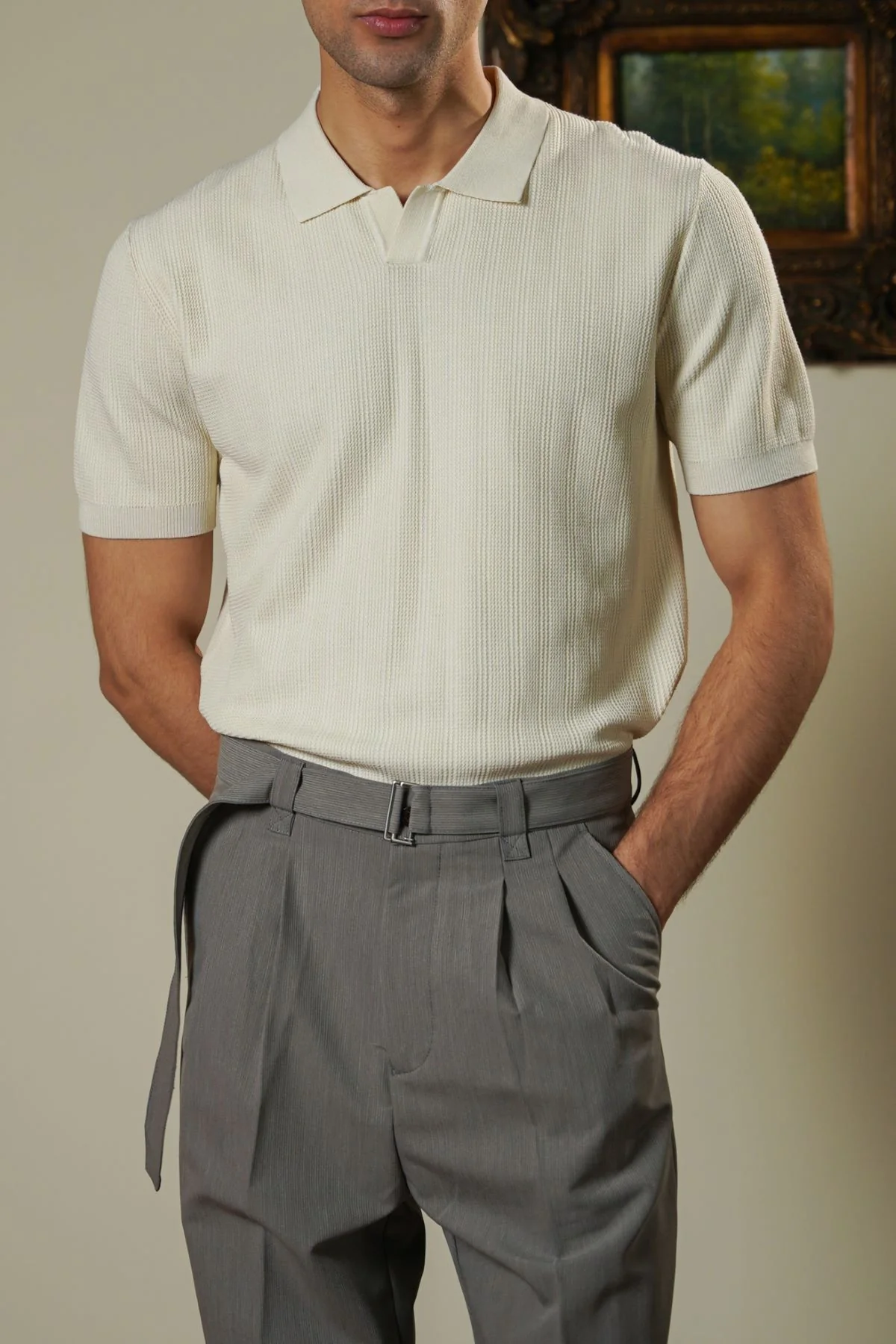 LUXE KNIT POLO