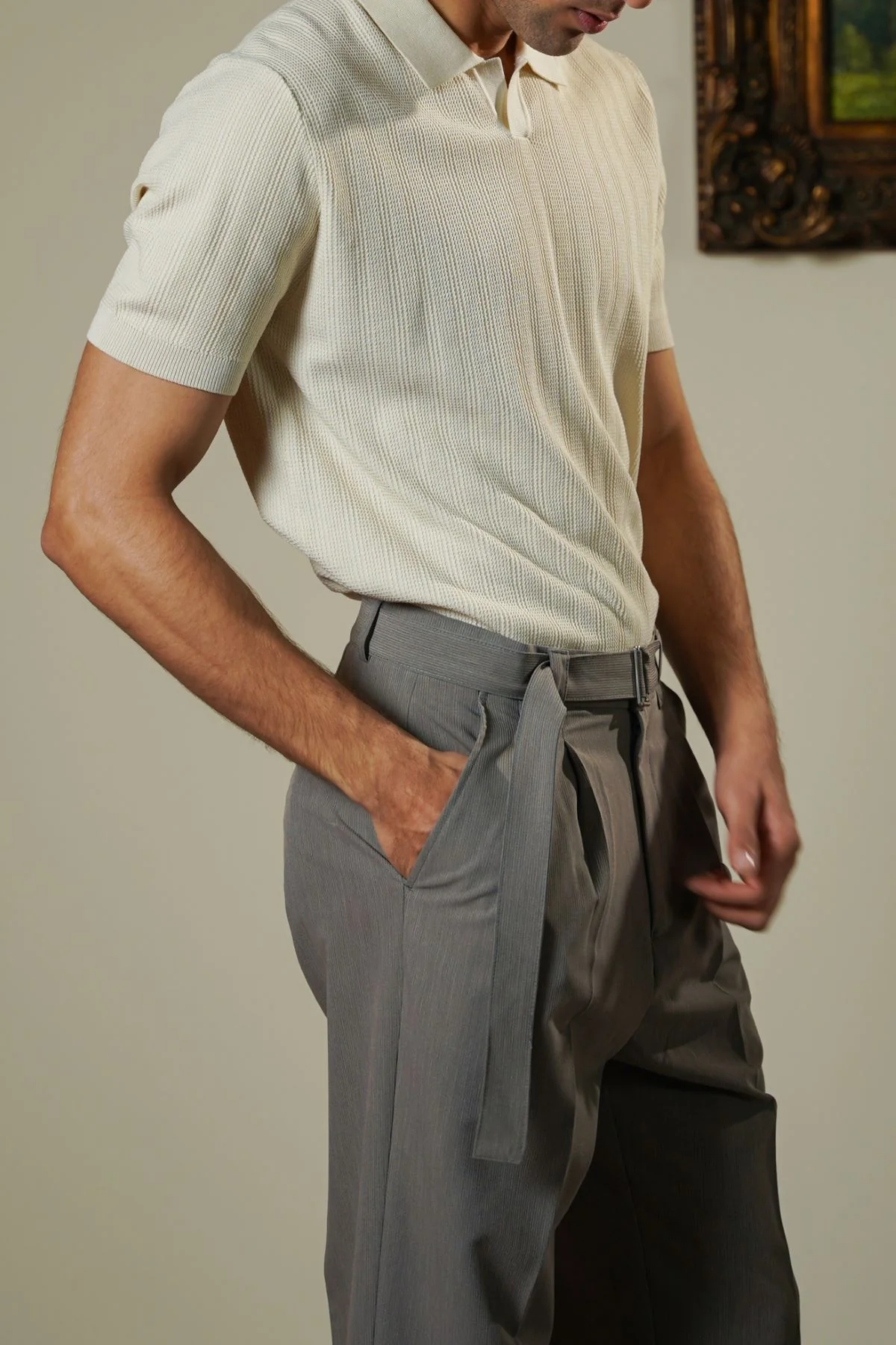 LUXE KNIT POLO - Image 3