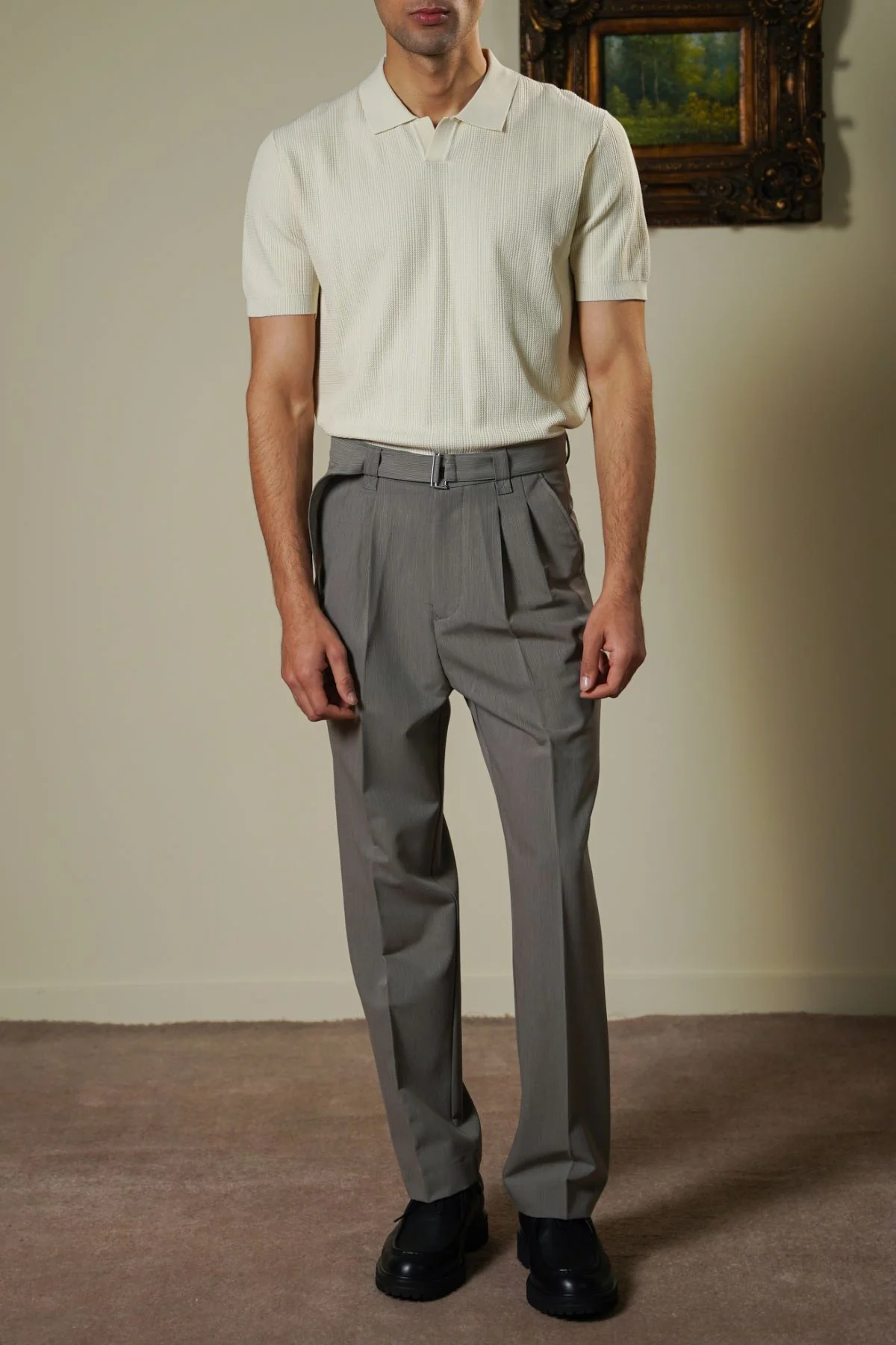 LUXE KNIT POLO - Image 5
